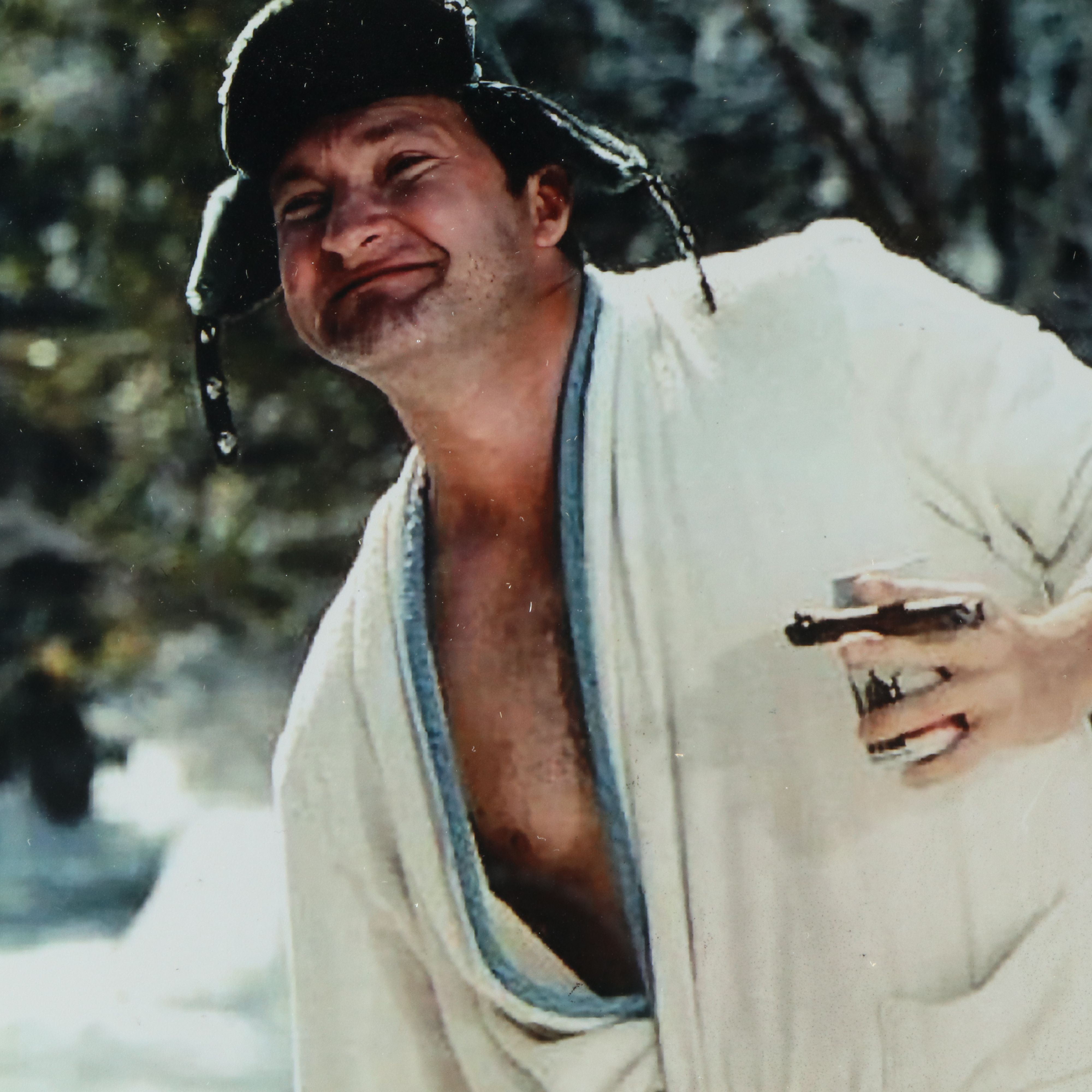 Randy Quaid Signed "Christmas Vacation: Cousin Eddie" Print in Matted Frame, JSA