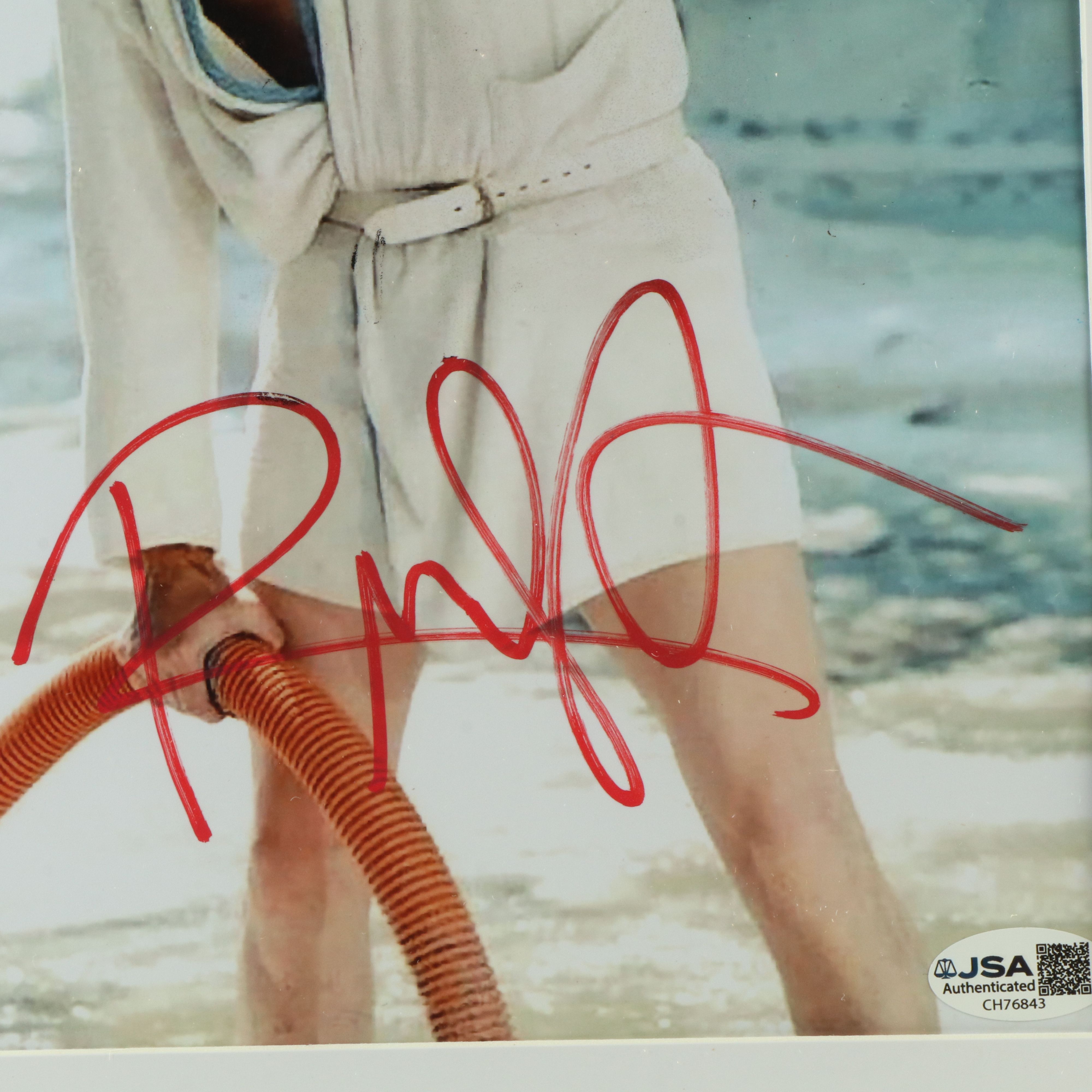 Randy Quaid Signed "Christmas Vacation: Cousin Eddie" Print in Matted Frame, JSA