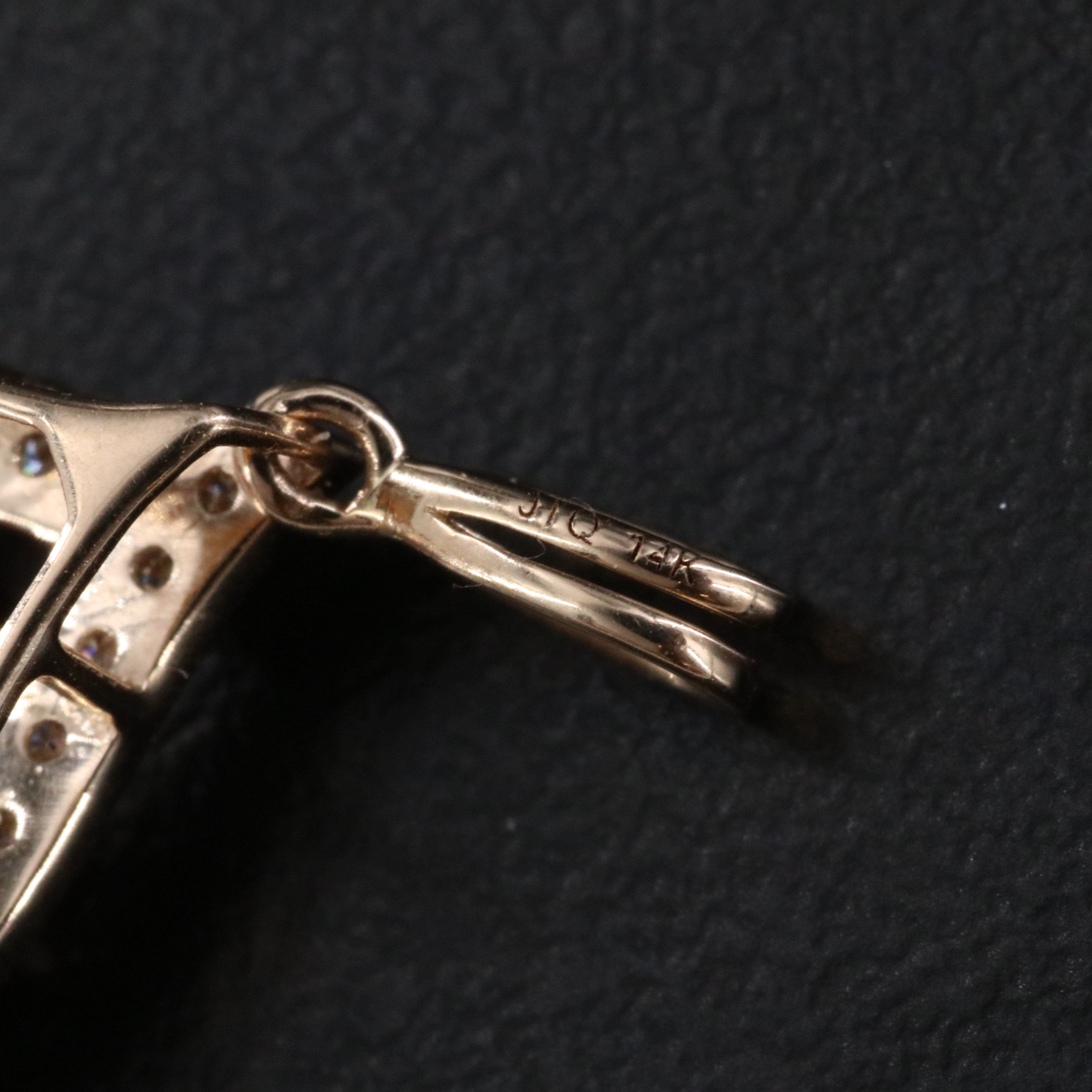 14K 4.68 CT Ruby and Moissanite Pendant