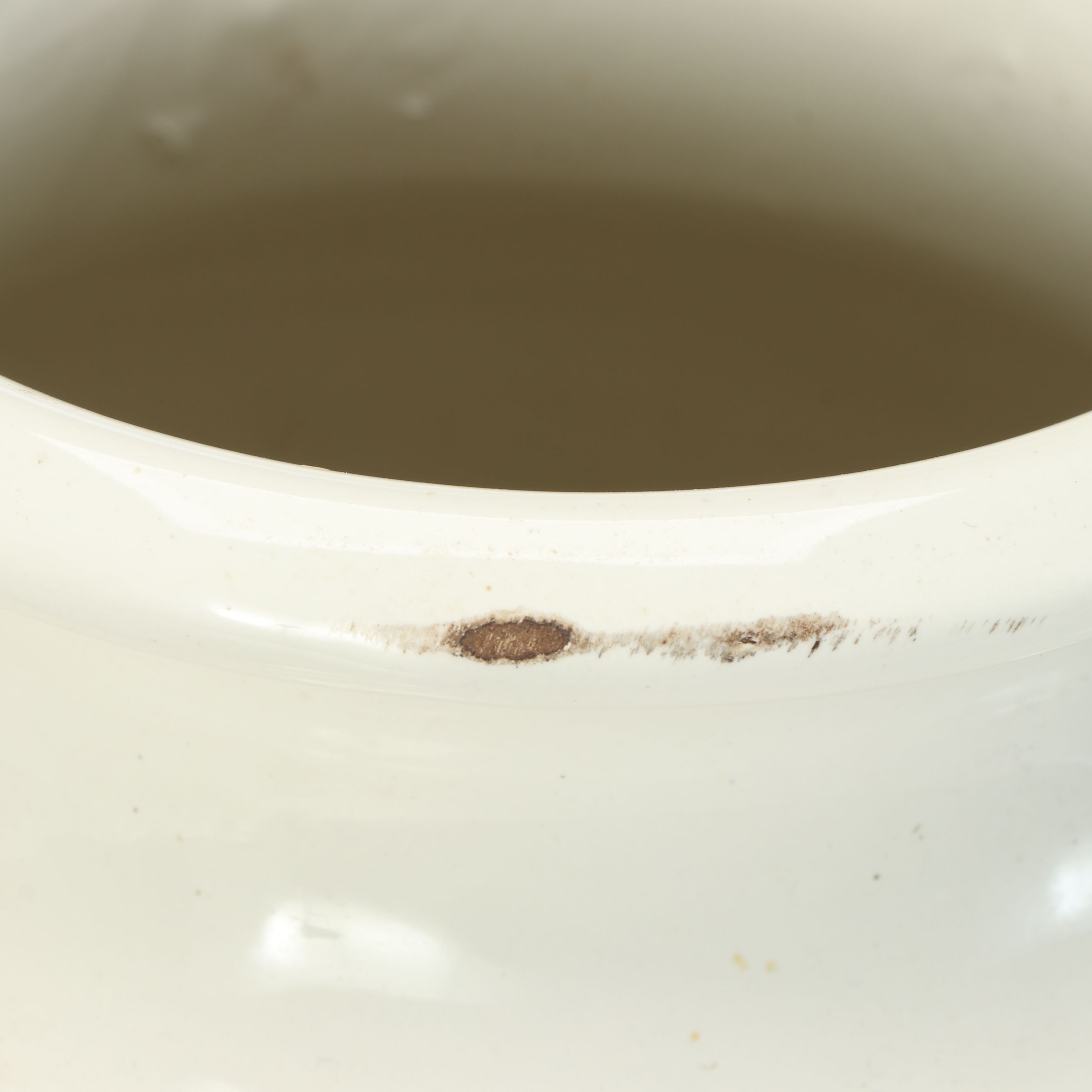 Ethan Allen Italian White Ceramic Vases