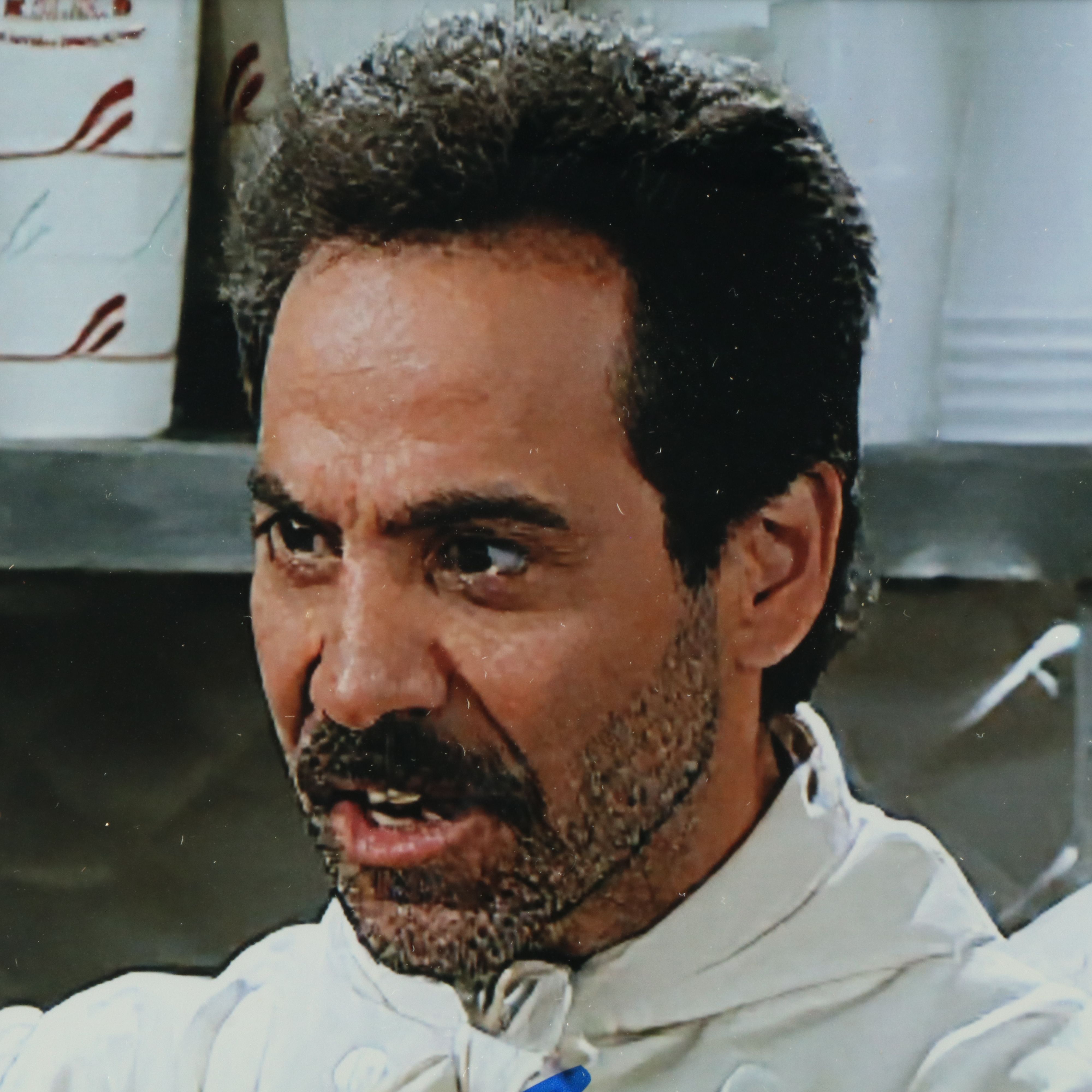 Larry Thomas Signed “No Soup For You!” Seinfeld Print in Matted Frame, JSA