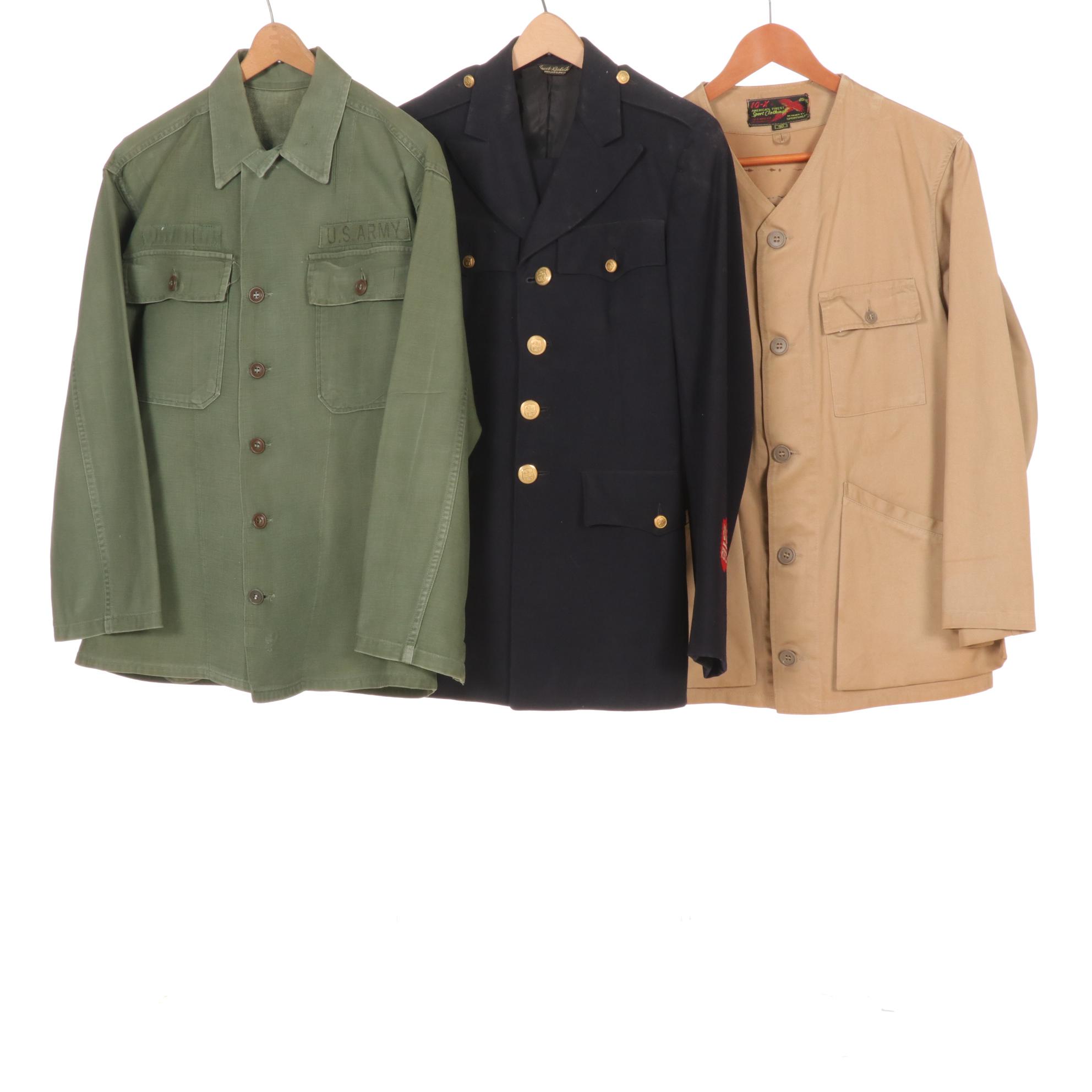 Vietnam War Era U.S. Army Officer Dress Uniform with 1963 Shirt and Reg. Uniform