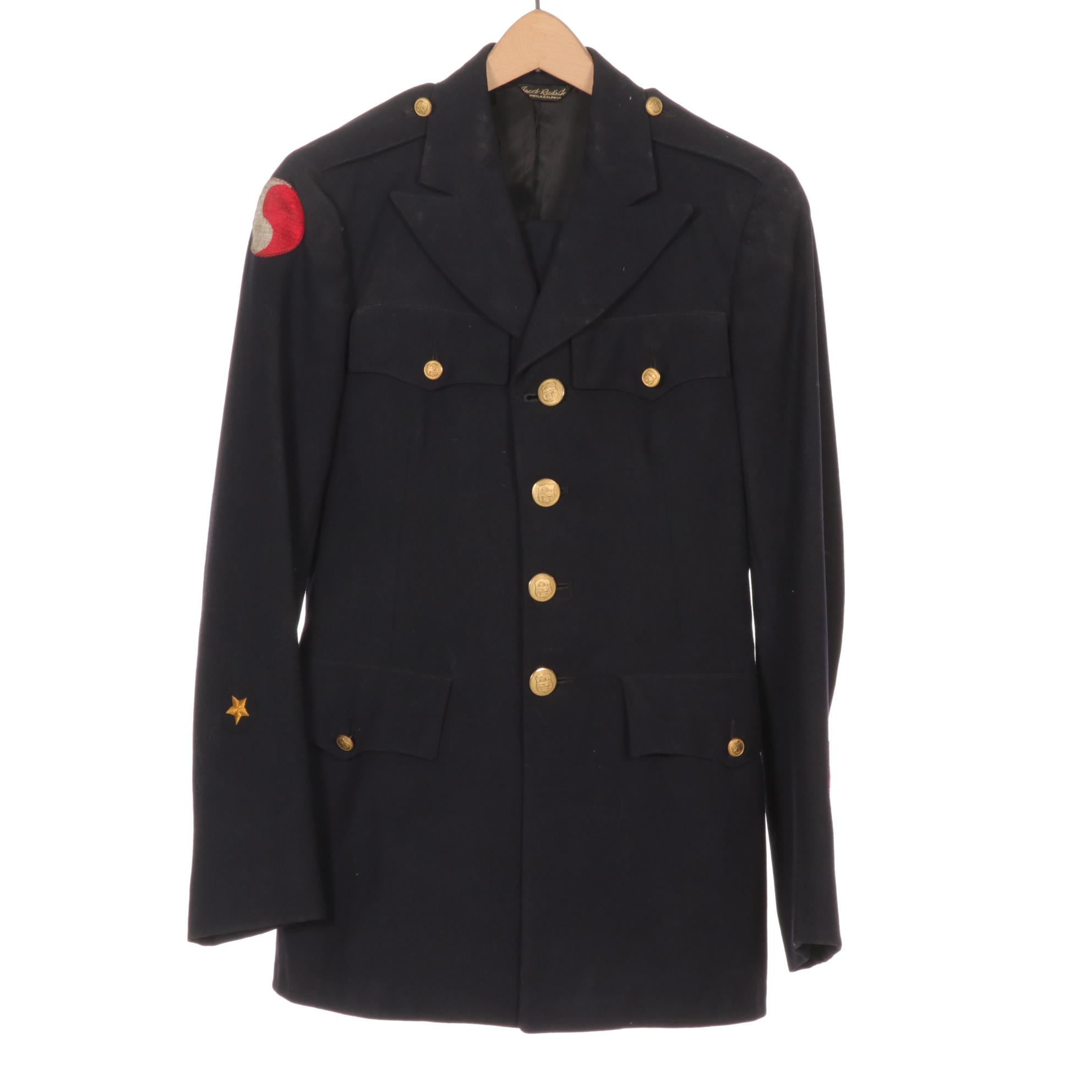 Vietnam War Era U.S. Army Officer Dress Uniform with 1963 Shirt and Reg. Uniform