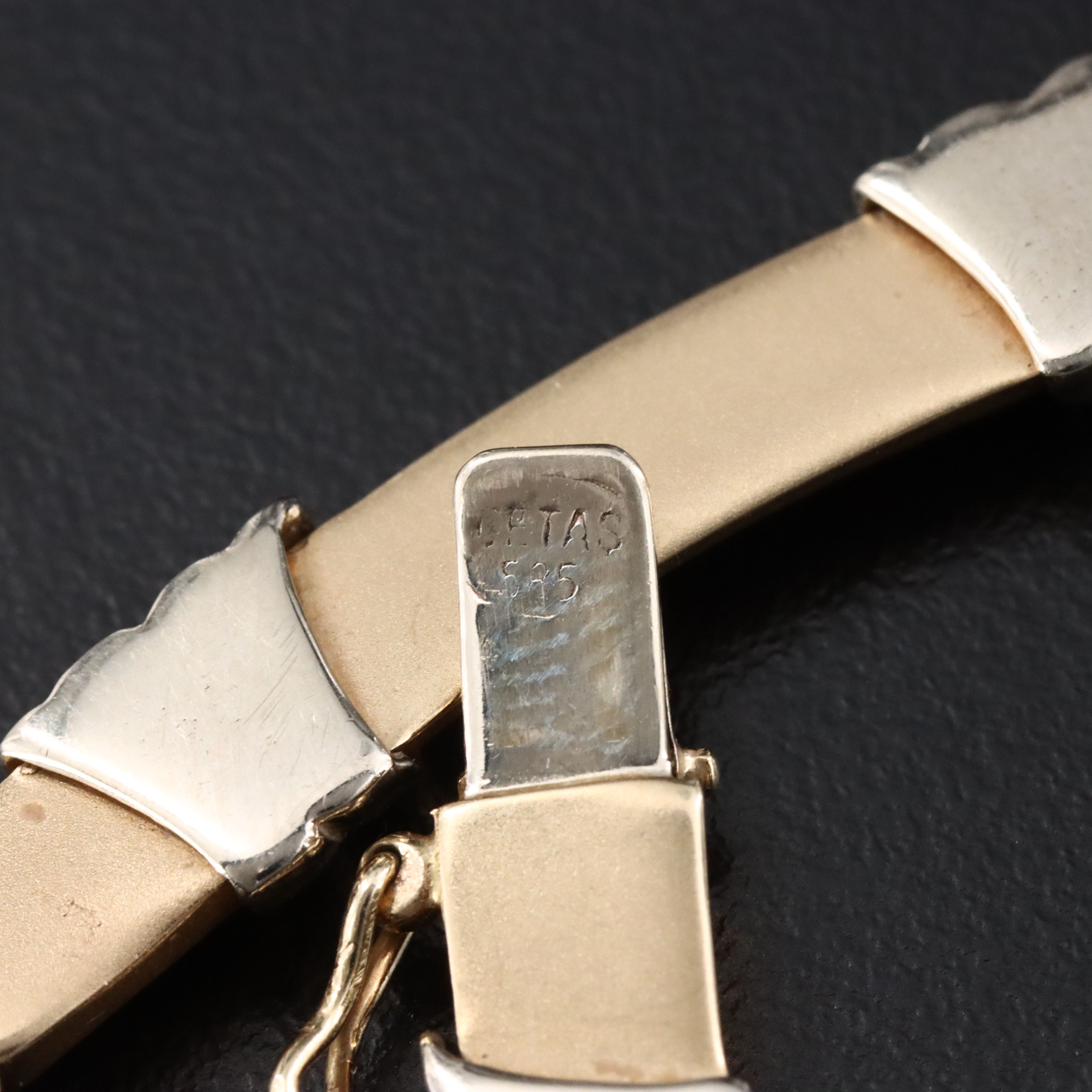 14K Two Tone Collar Necklace