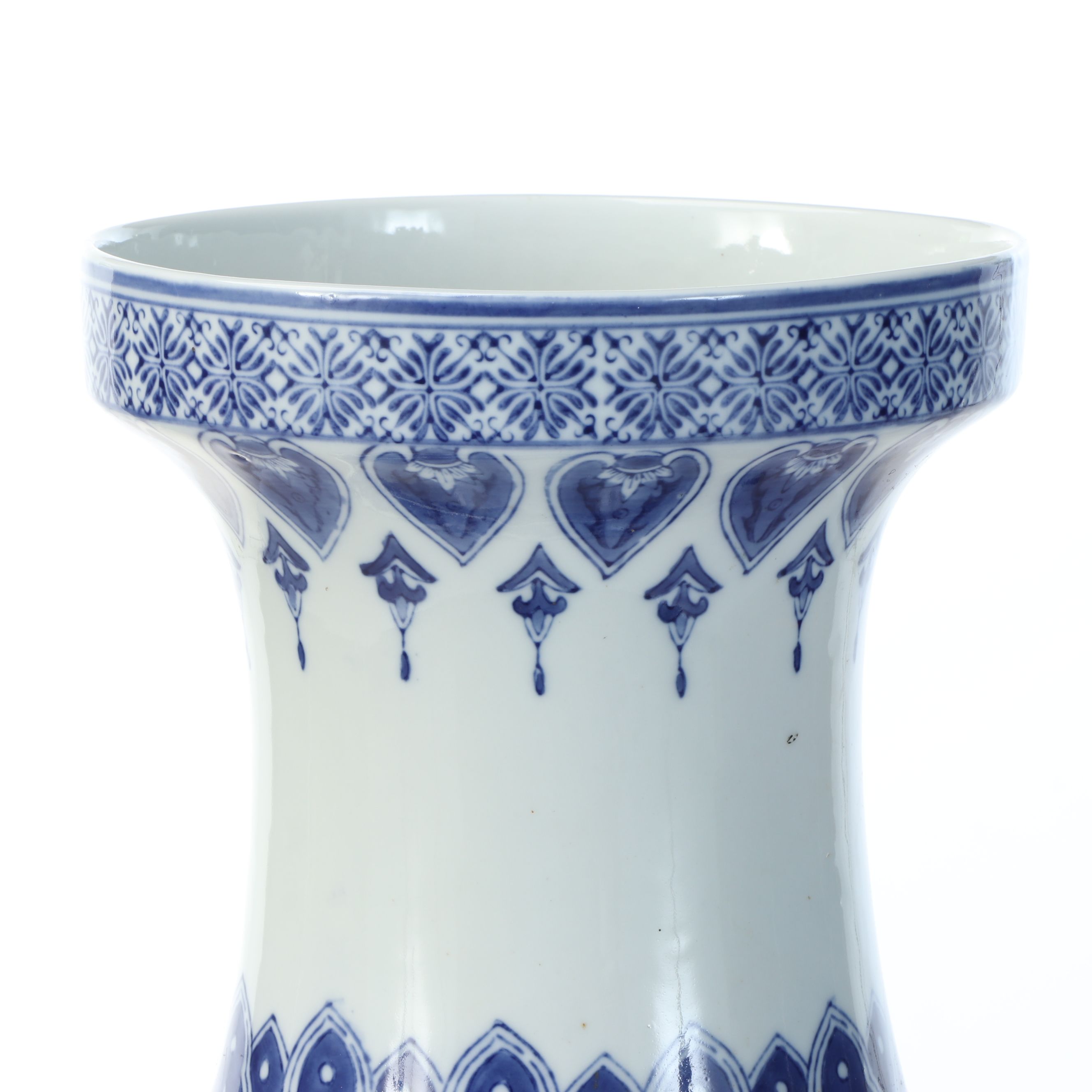 Chinese Blue and White Porcelain Ginger Jars, Vase and Temple Jar