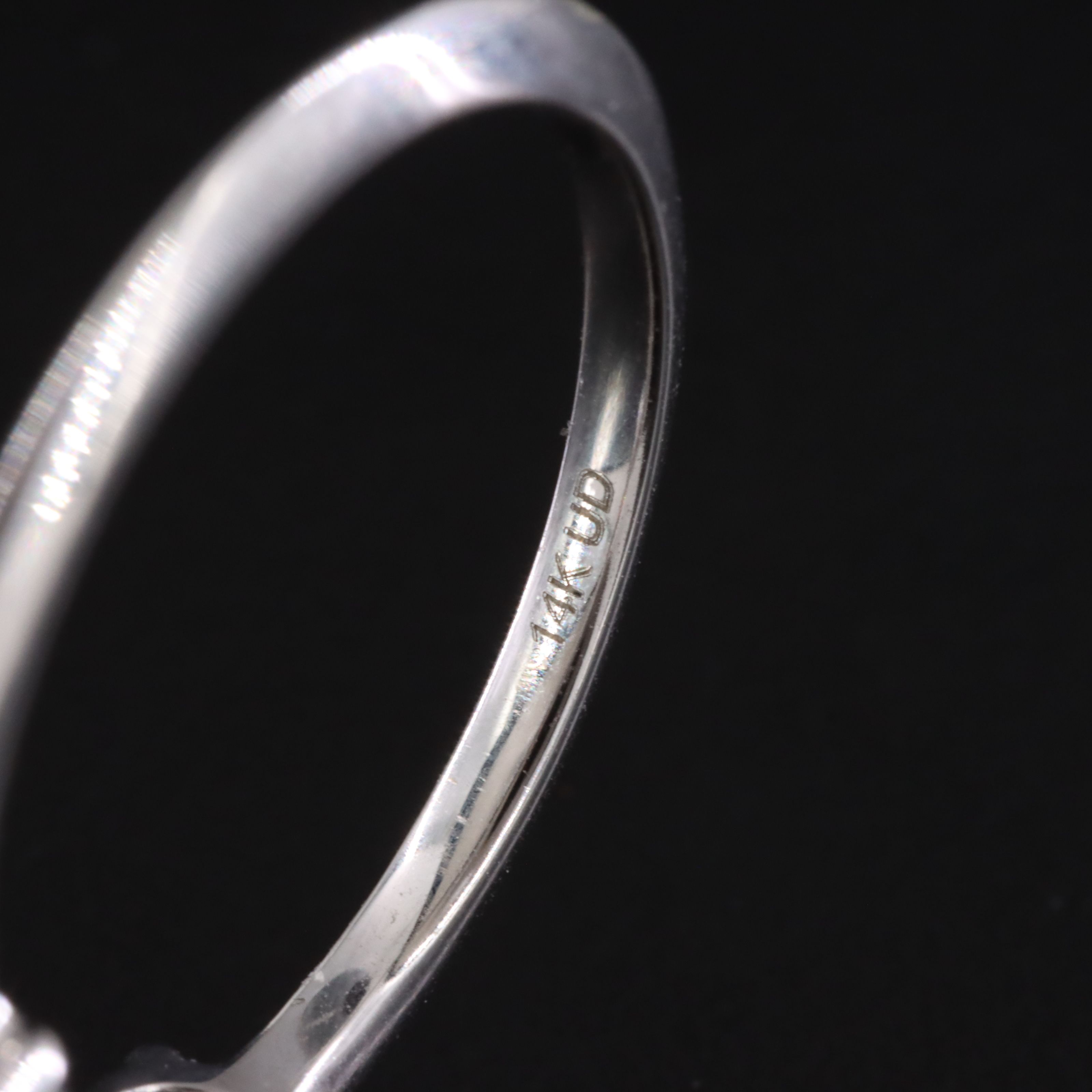 14K 4.09 CTW Lab Grown Diamond Three Stone Ring with Online IGI Report