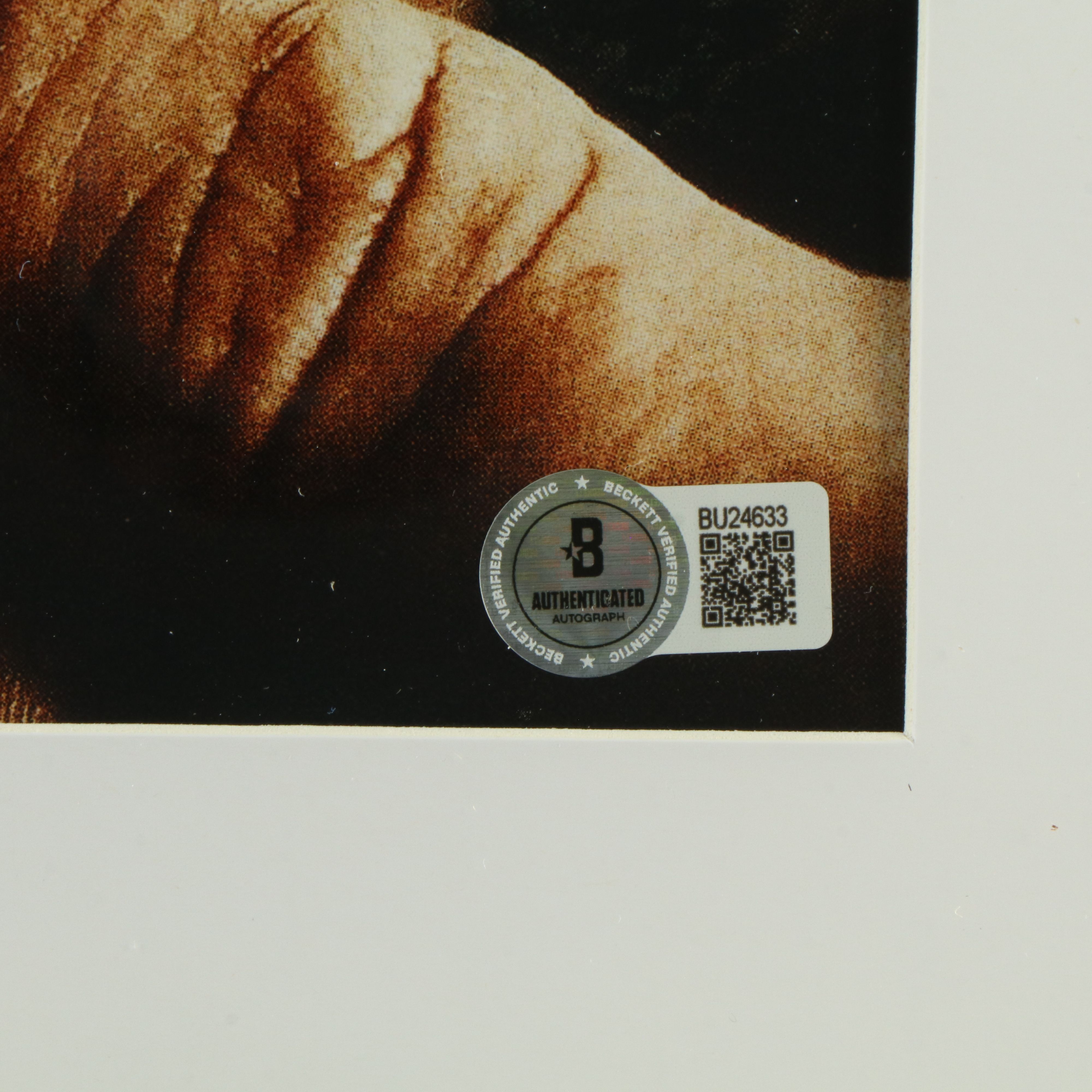 Tommy Chong Signed “Cheech and Chong” Print in Matted Frame, Beckett