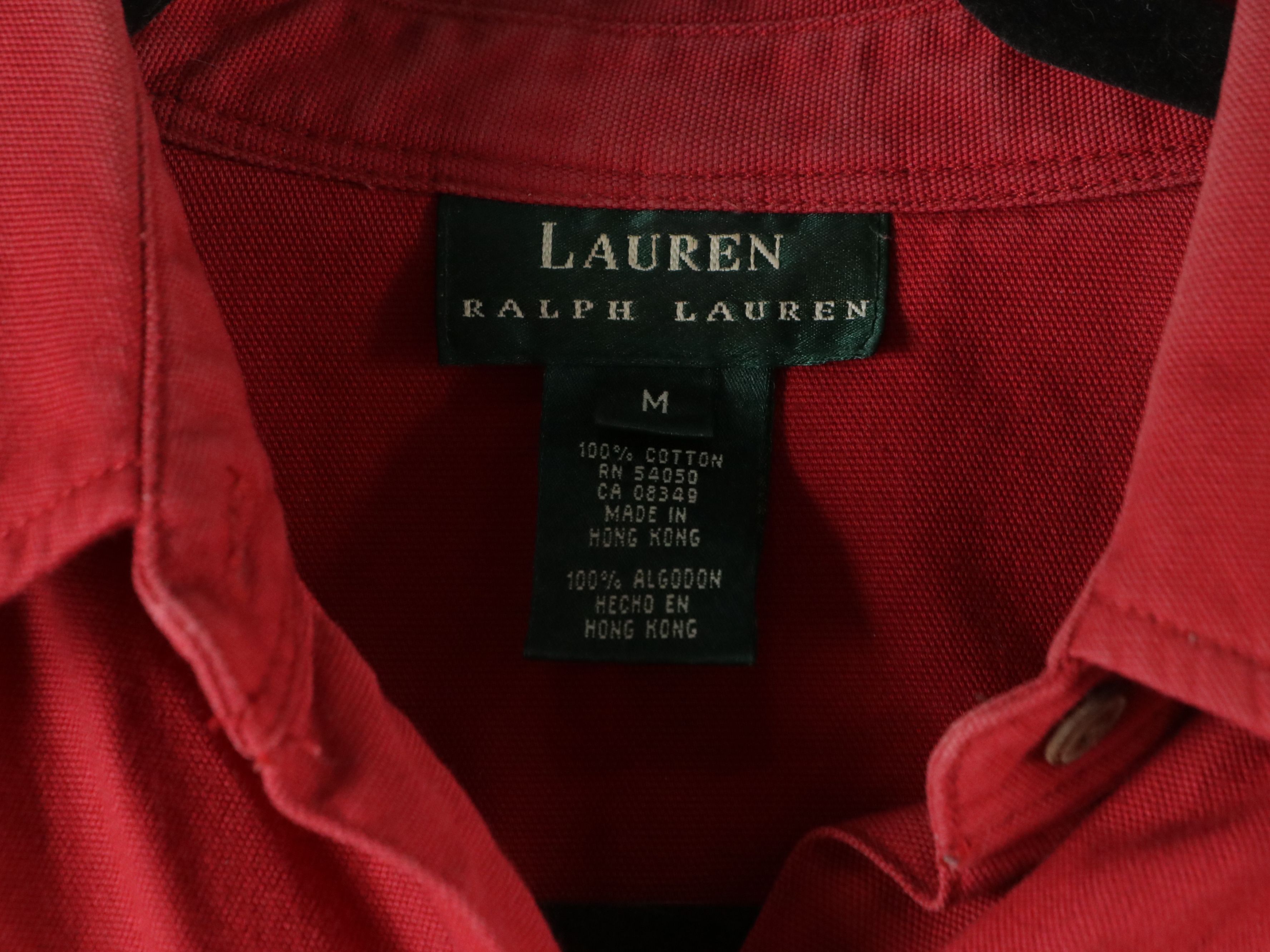 Polo Jeans Denim Vest, L.R.L. Ruffled Blouse and Canvas Shirt, More Separates