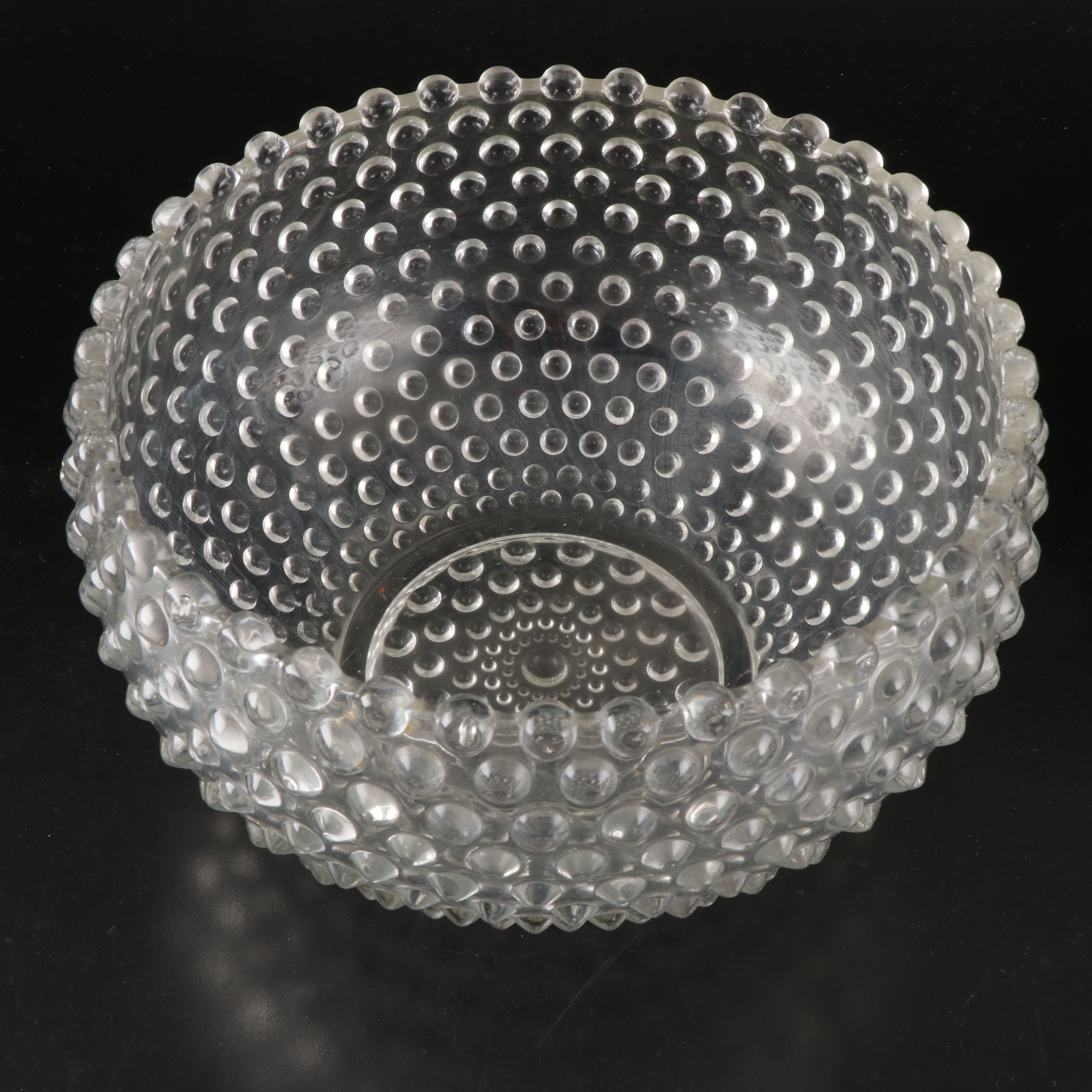 Duncan & Miller "Hobnail Clear" Glass Punch Set, 1930-1955