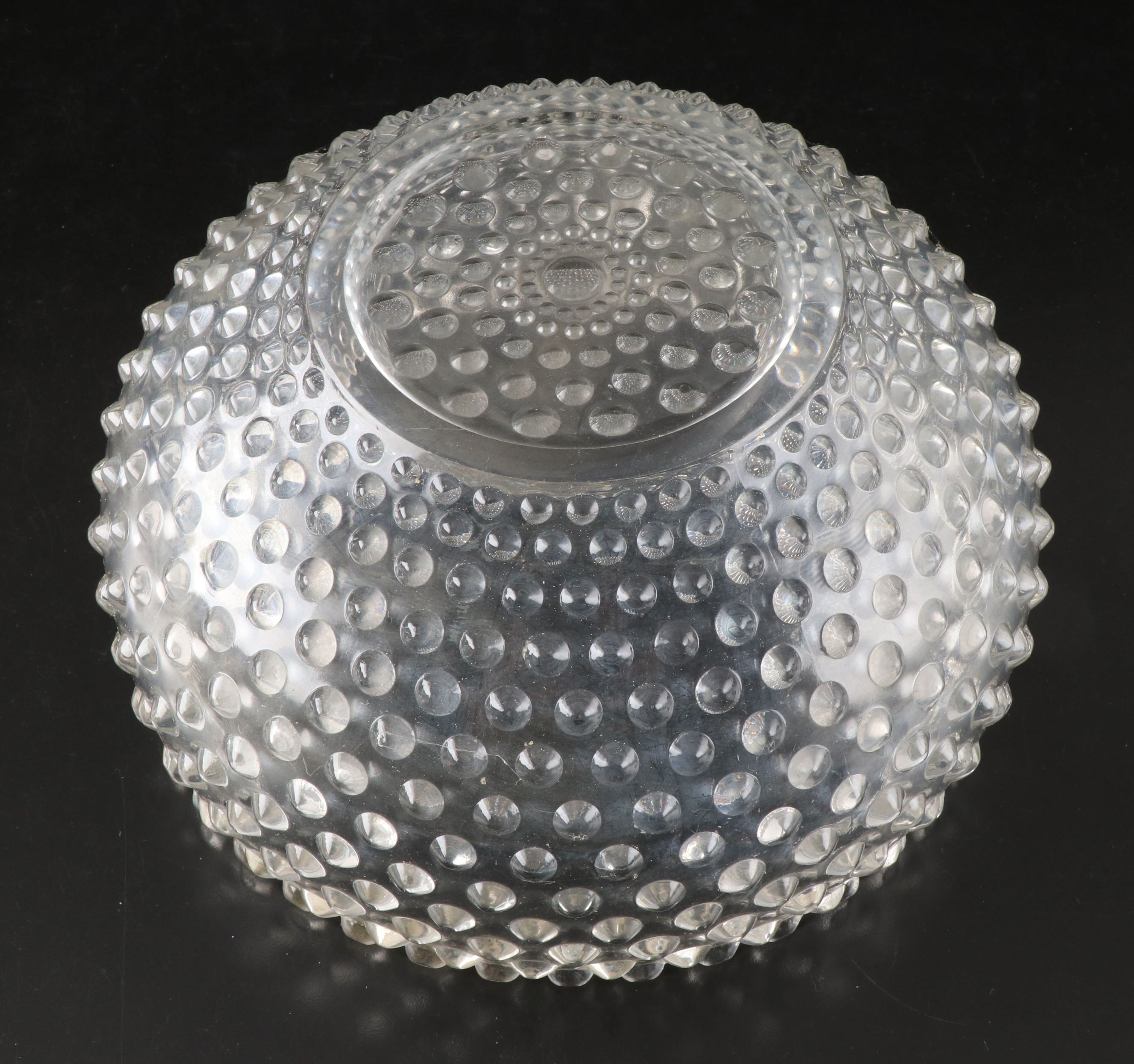 Duncan & Miller "Hobnail Clear" Glass Punch Set, 1930-1955