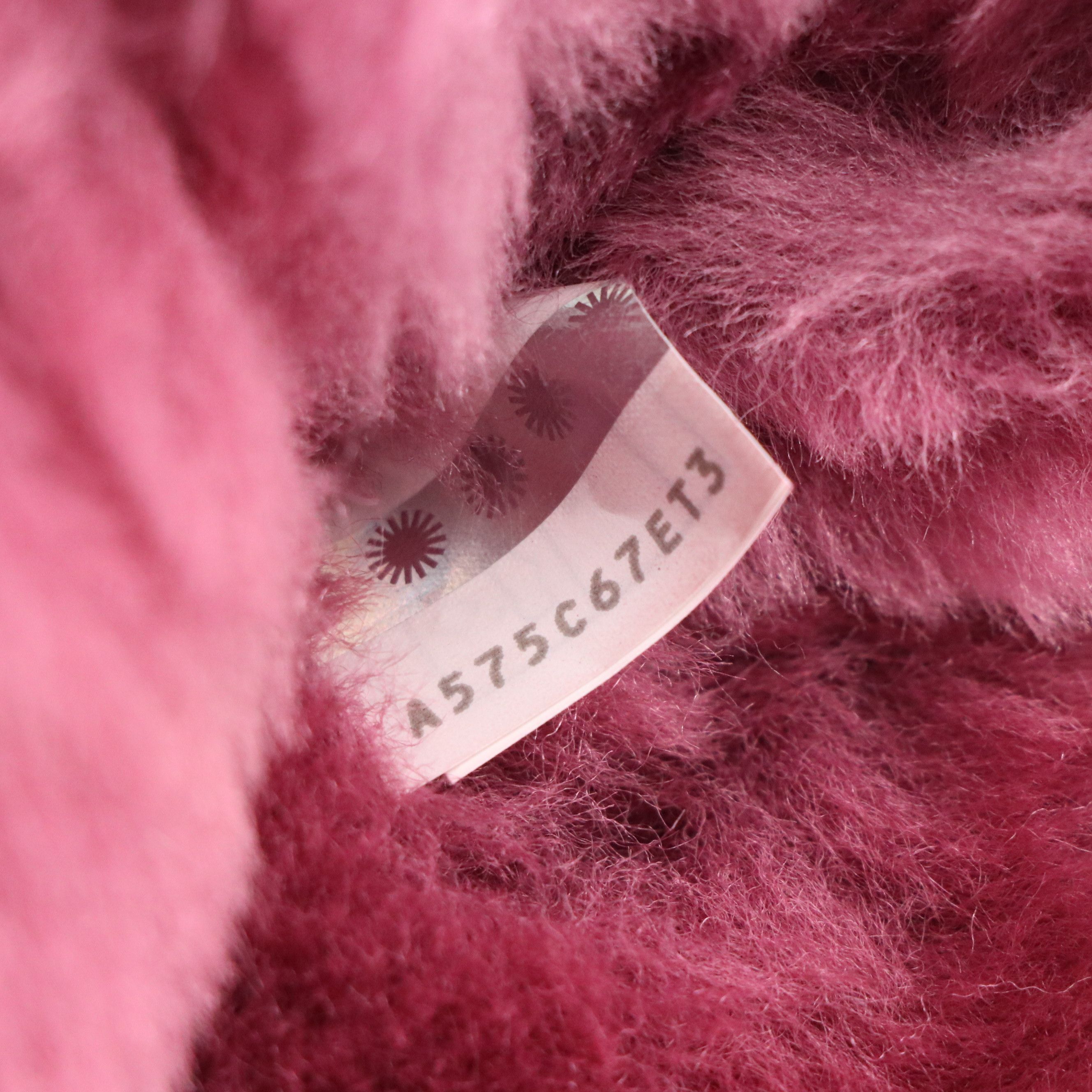 UGG Gita Twinkle Bow Mini Winter Boots in Bougainvillea Suede W/ Box