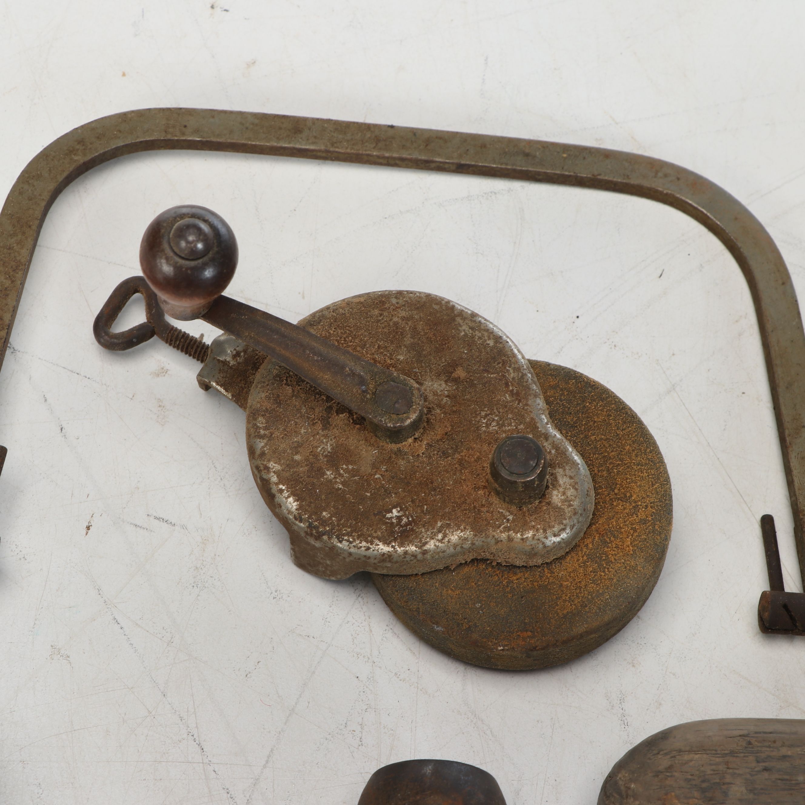 Engraved Hand Saws, Hammers, Files, and More Vintage Tools