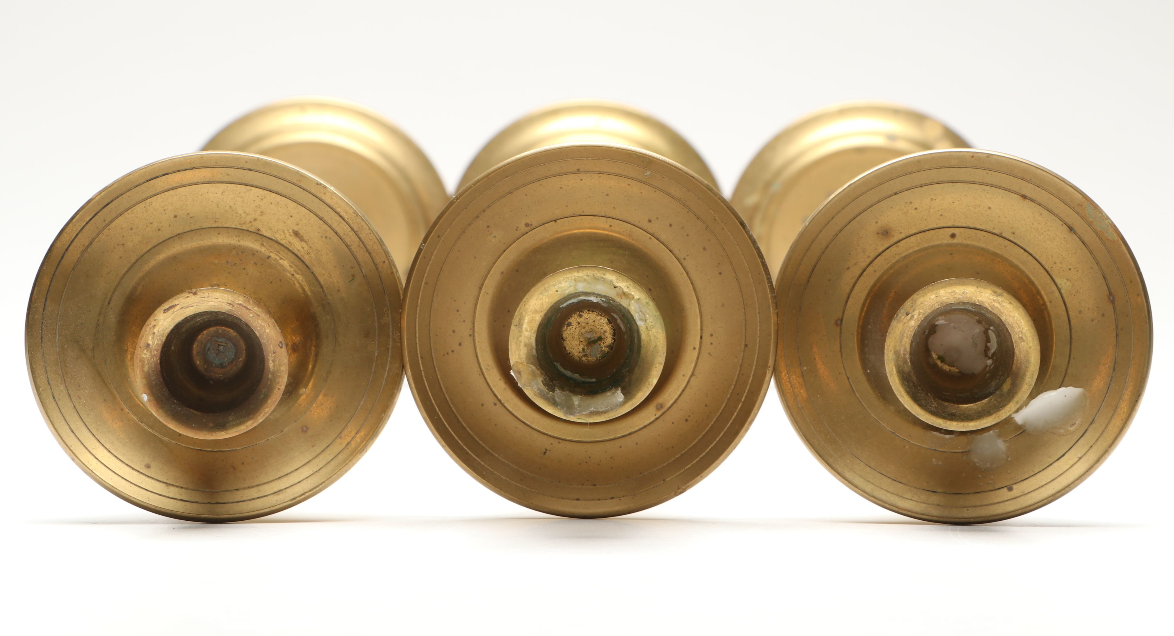 Maitland-Smith Brass Candle Holders