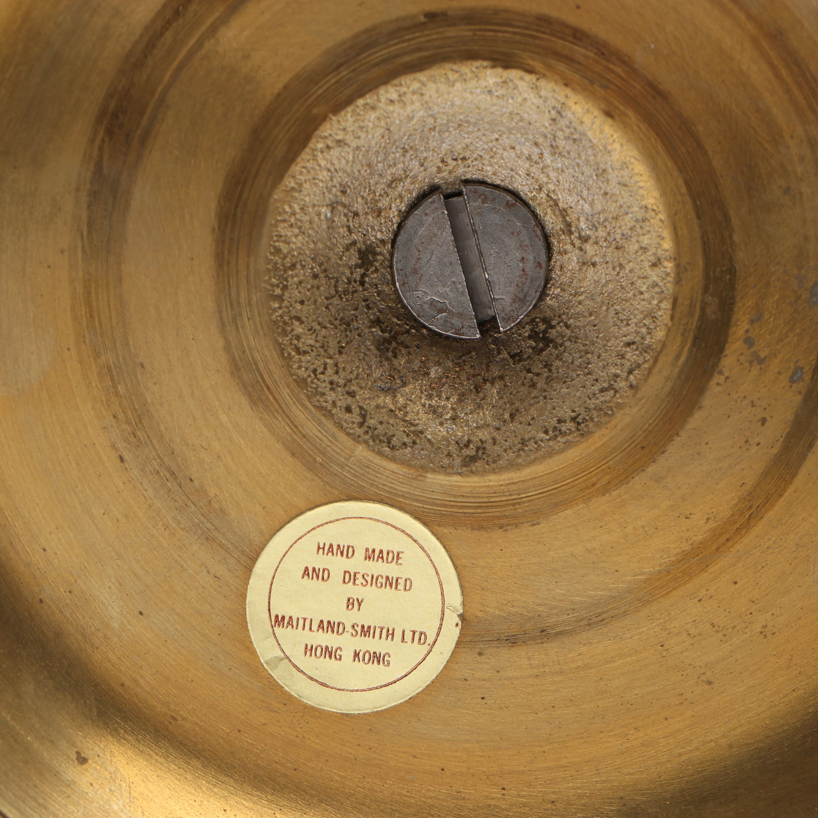 Maitland-Smith Brass Candle Holders