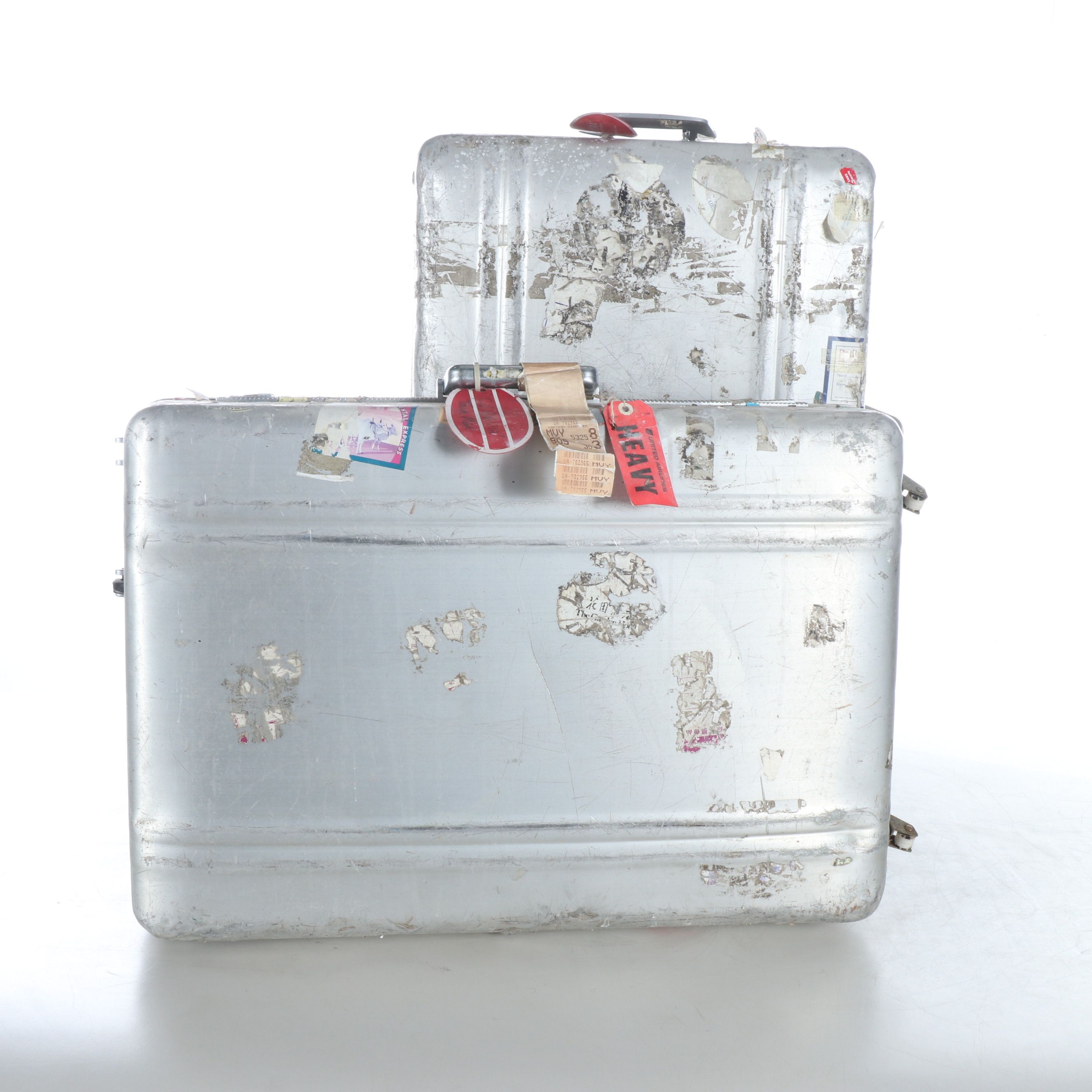 Zero Halliburton Aluminum Suitcases