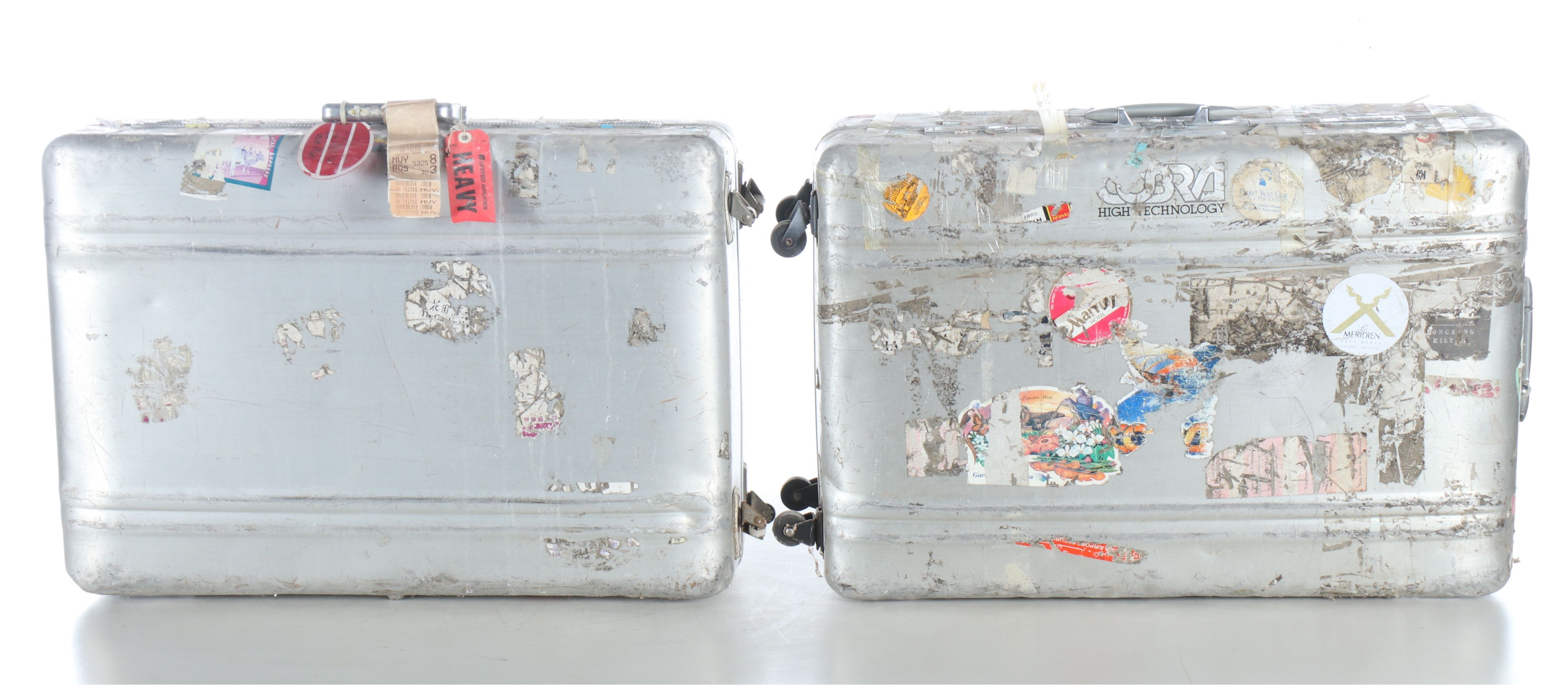 Zero Halliburton Aluminum Suitcases