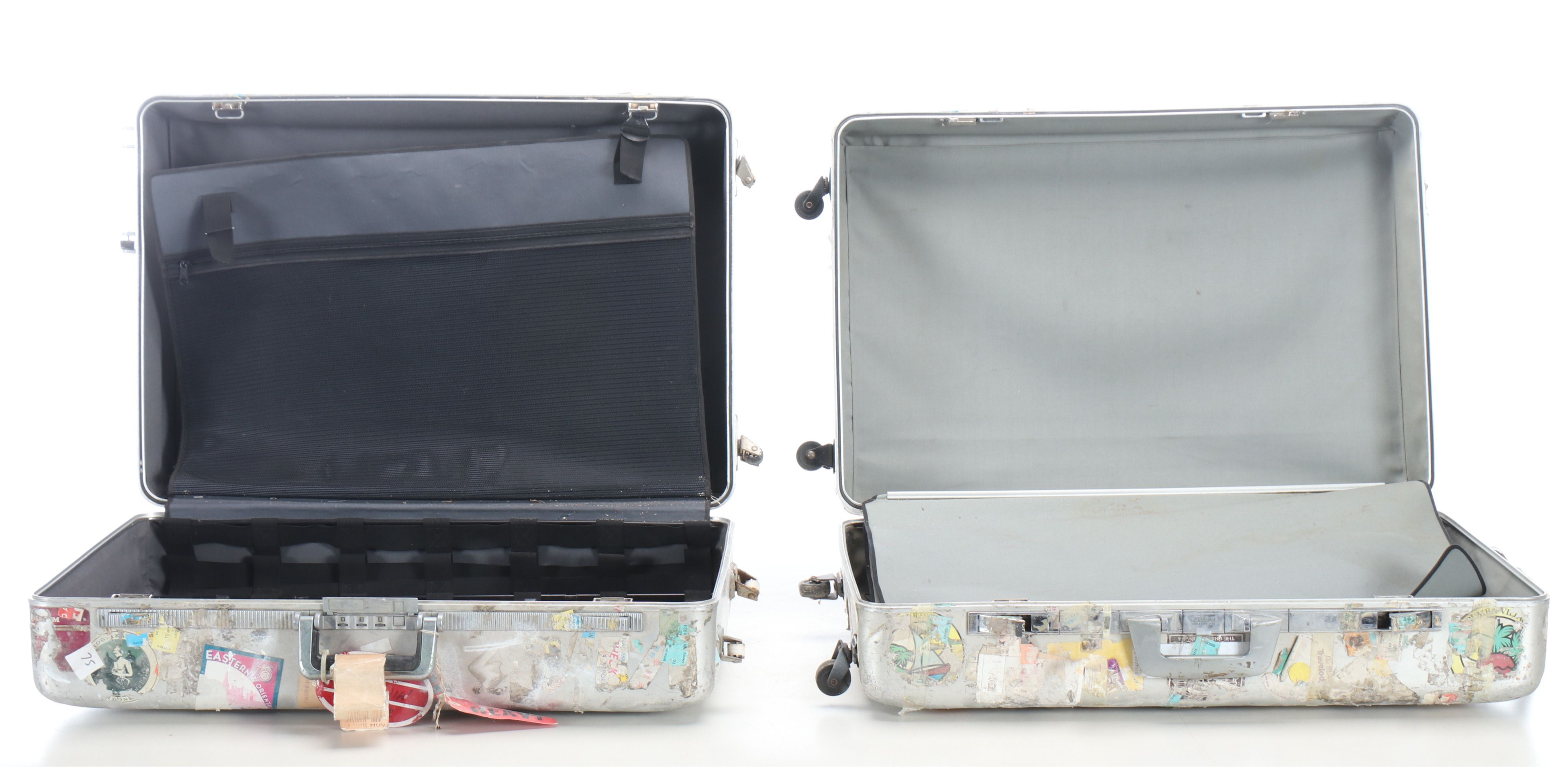Zero Halliburton Aluminum Suitcases