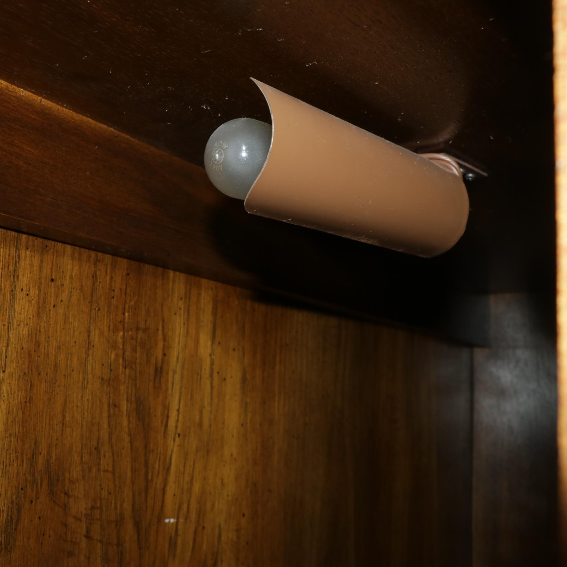 American of Martinsville Walnut China Cabinet, Late 20th Century