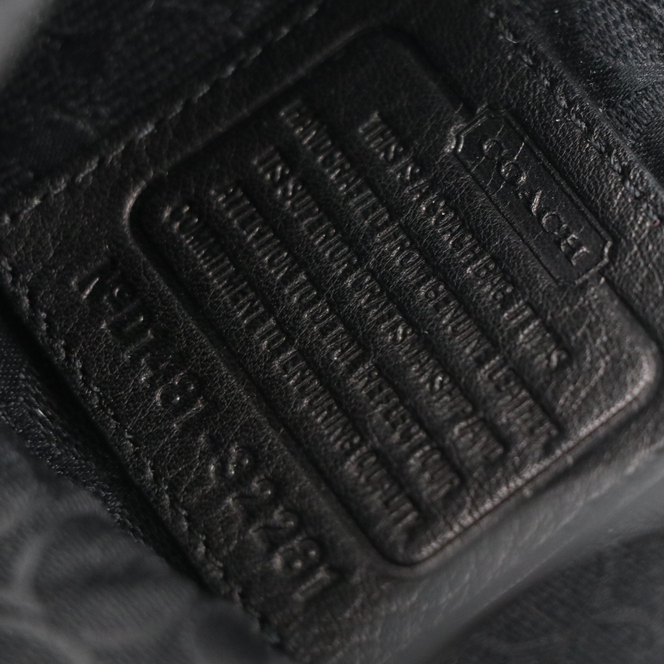 Coach Bleecker Mini Bucket Duffel Bag in Black Grained Leather