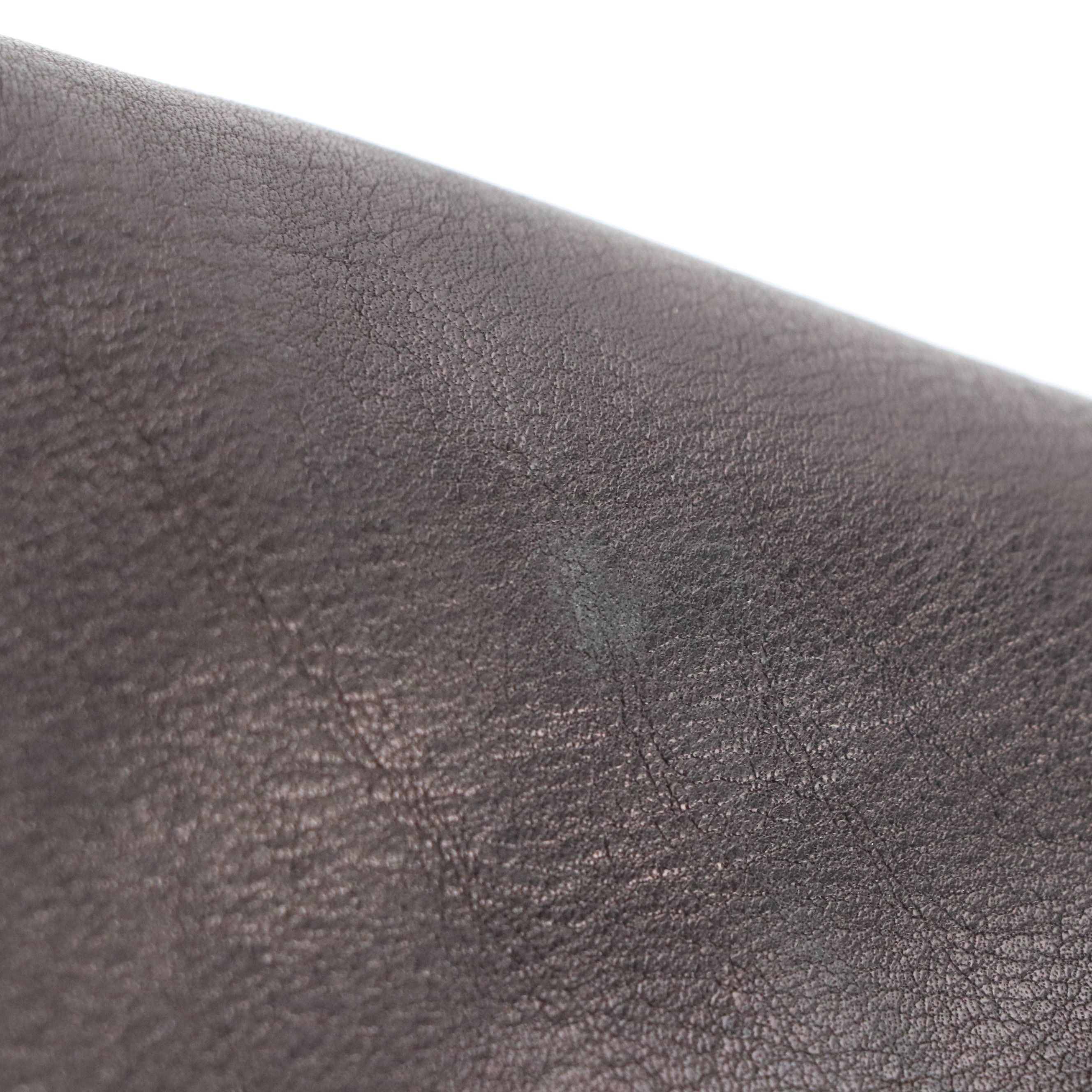 Coach Bleecker Mini Bucket Duffel Bag in Black Grained Leather