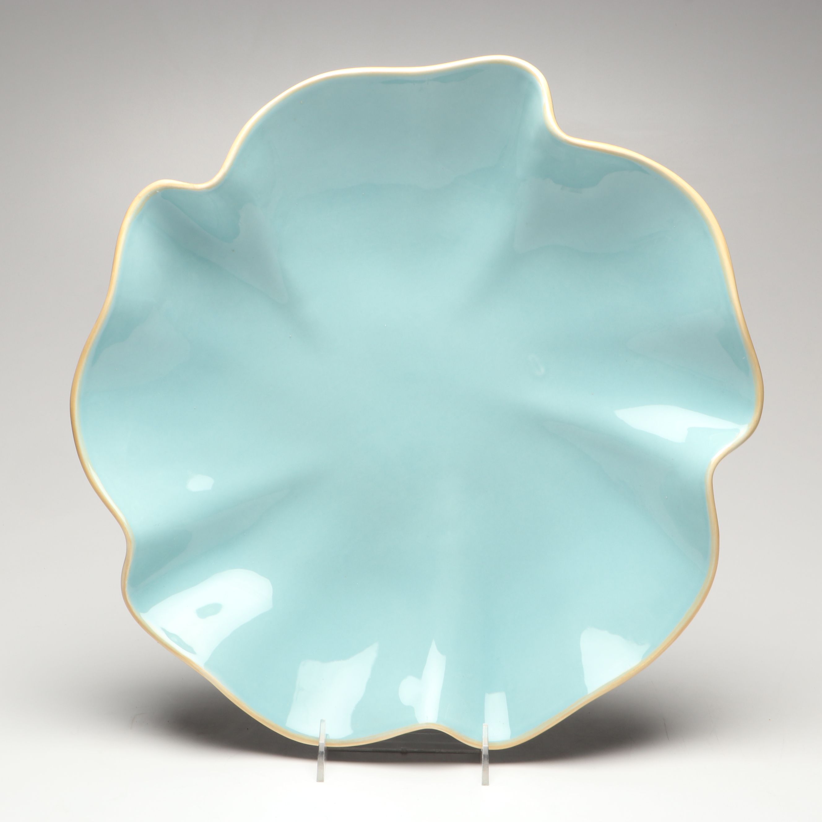 Southern Living "Catalina" Ceramic Chip and Dip Bowl Set