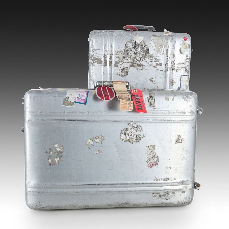 Zero Halliburton Aluminum Suitcases