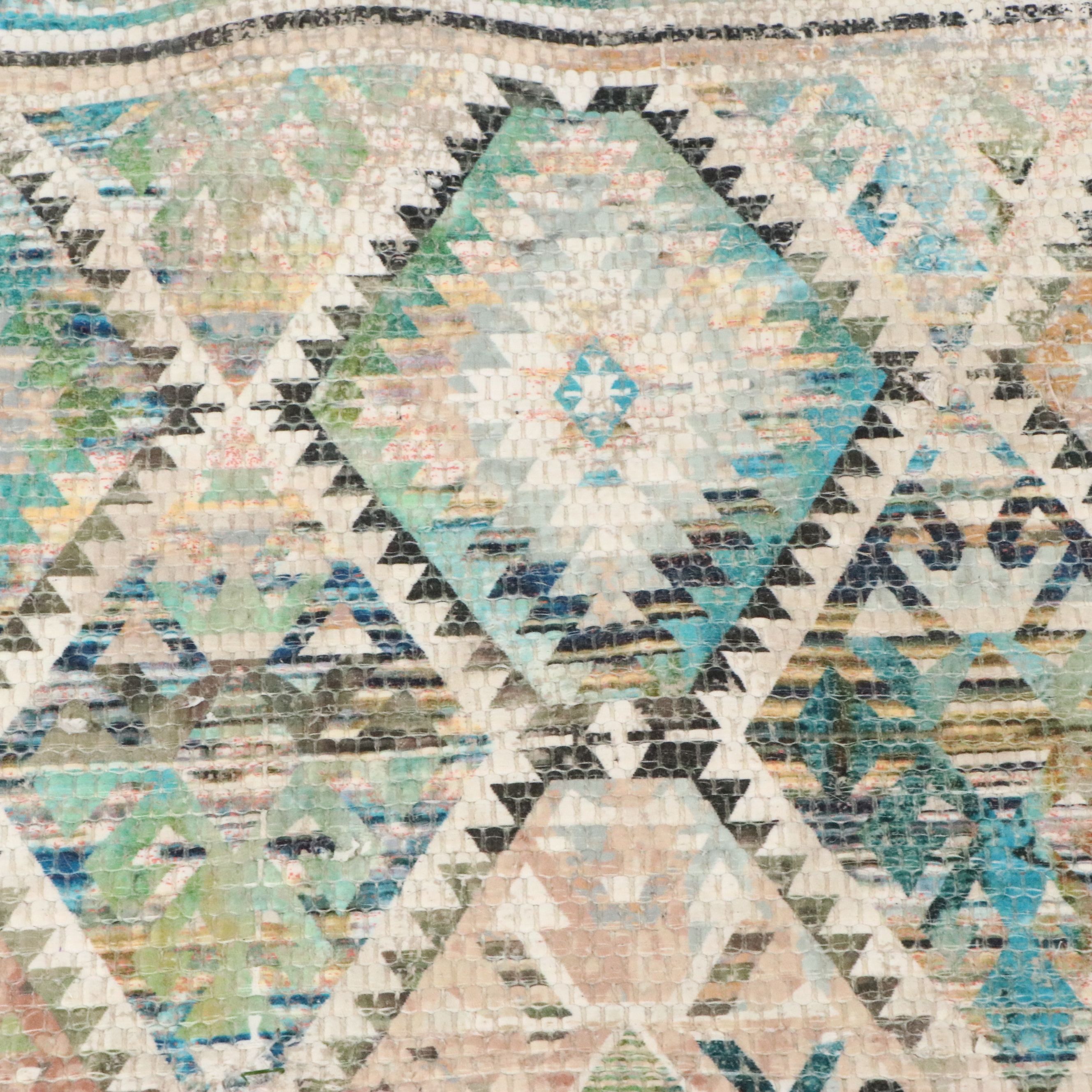 2'3 x 3'11 Machine Made and Printed Aztec "Blush" Accent Rug