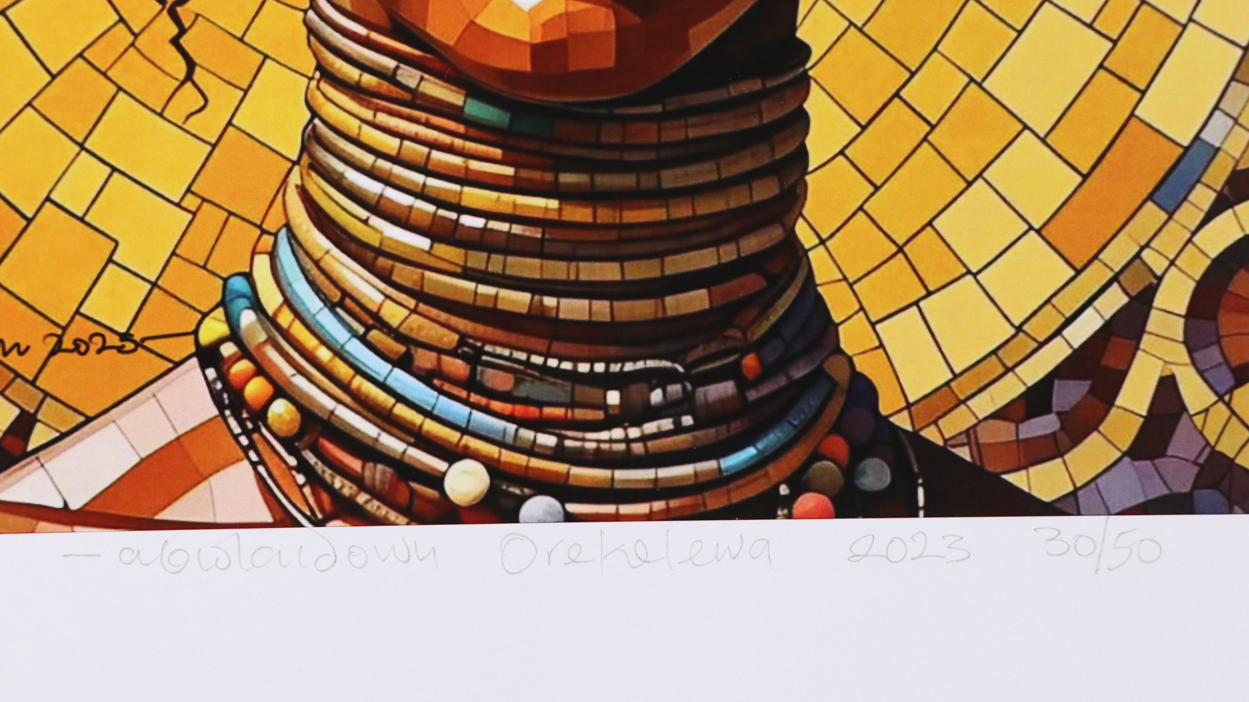 Abiola Idowu Digital Print "Orekelawa," 2023