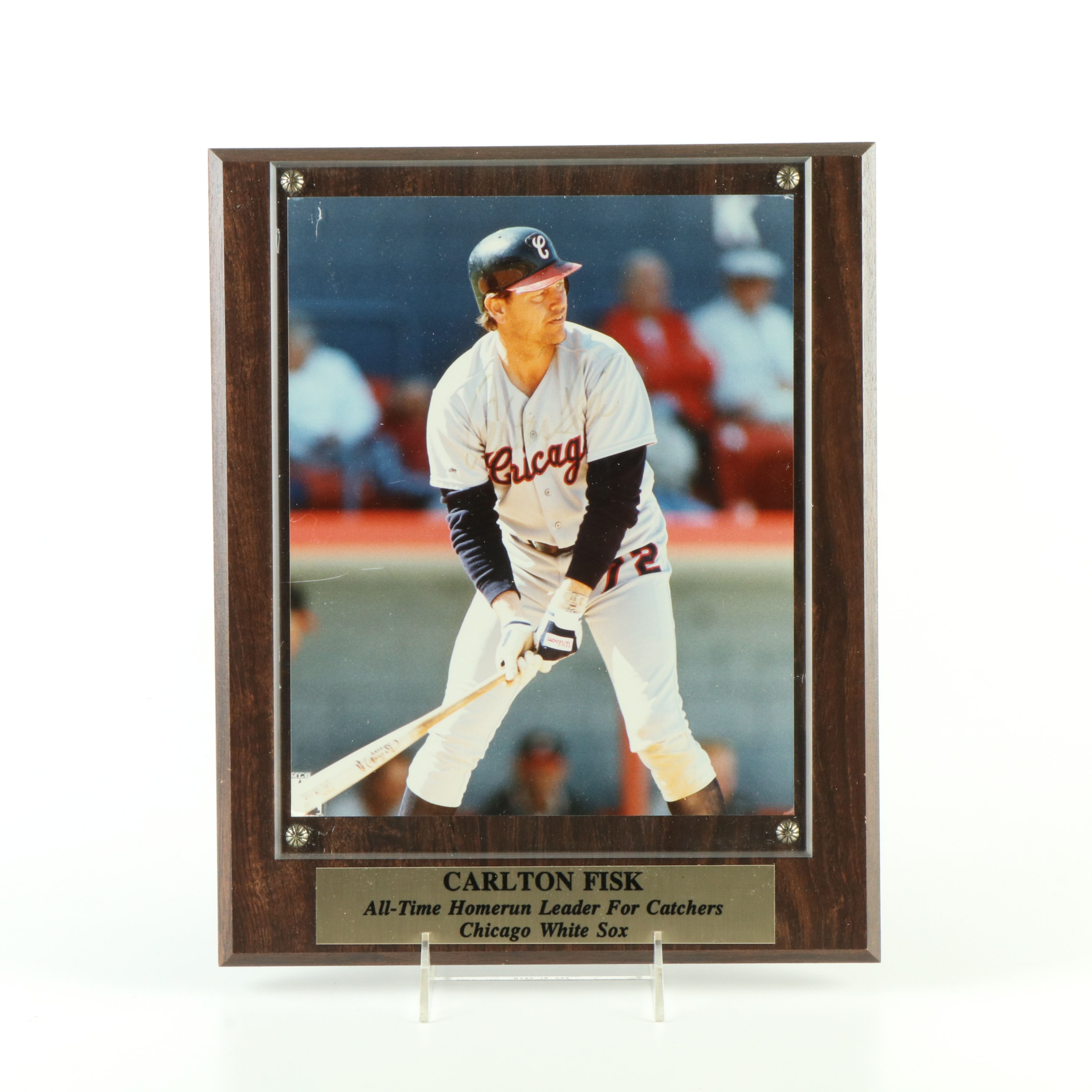 Carlton Fisk, Tony Gwynn, and Willie Stargell Signed Baseball Displays