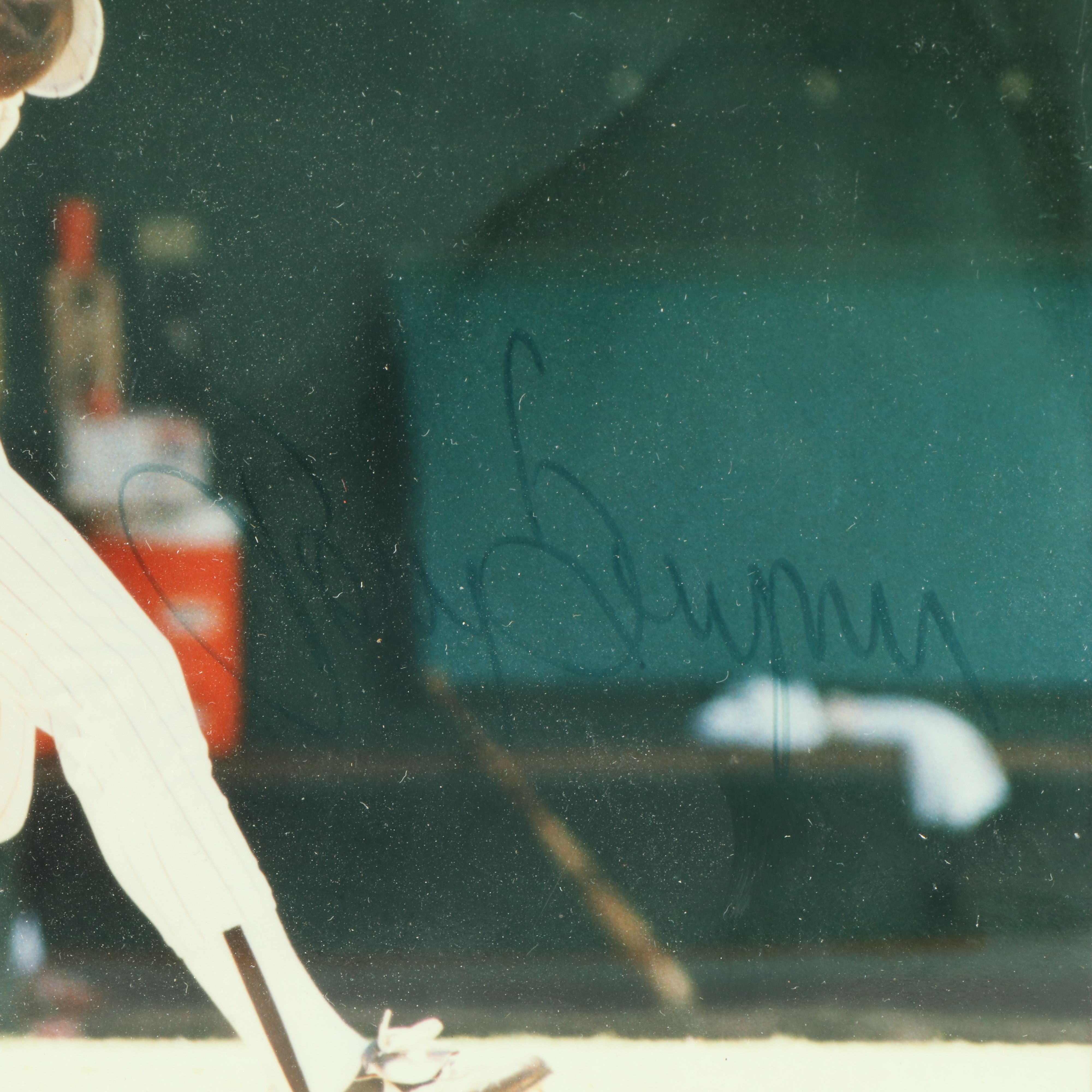 Carlton Fisk, Tony Gwynn, and Willie Stargell Signed Baseball Displays