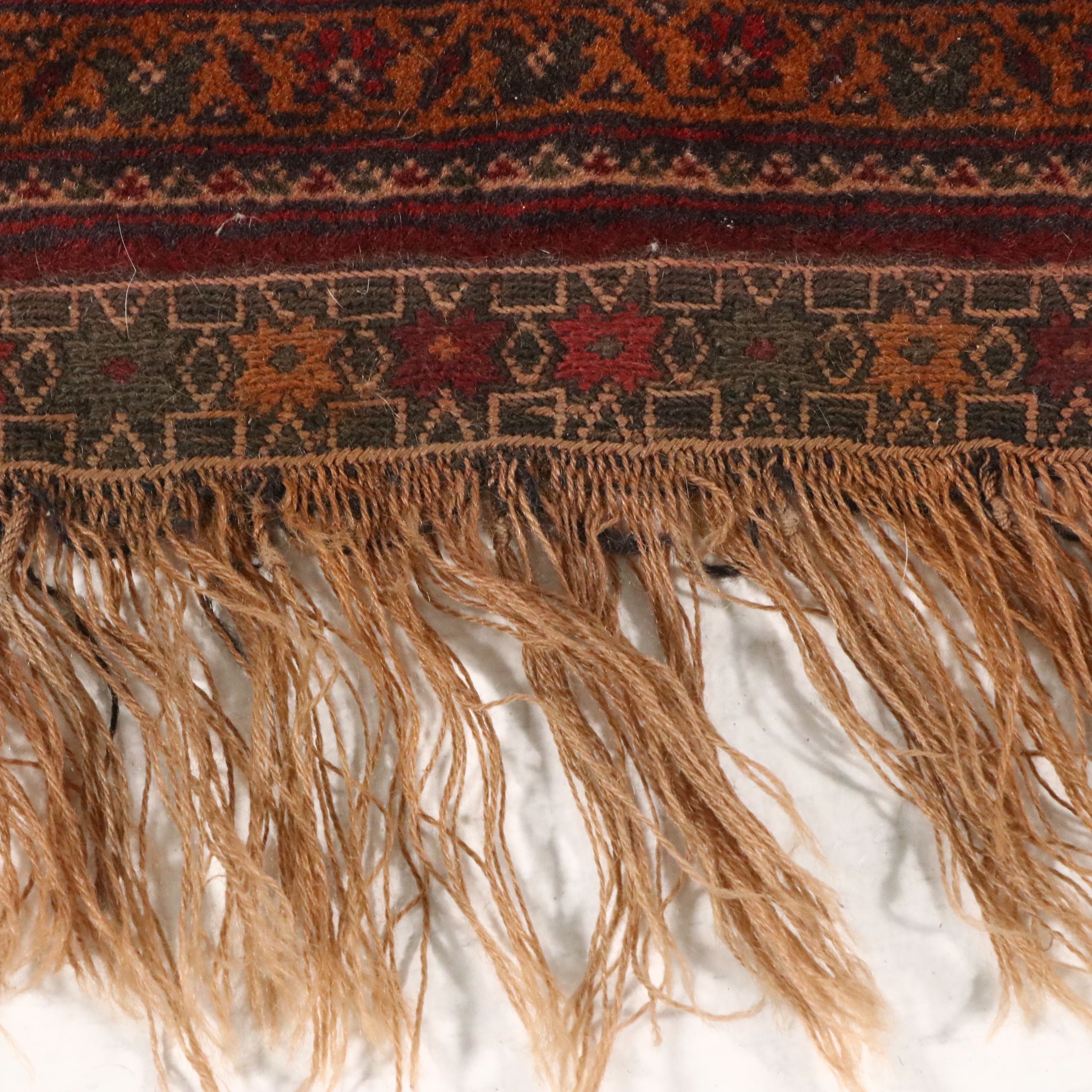 3'1 x 5'6 Hand-Knotted Afghan Taimani Area Rug