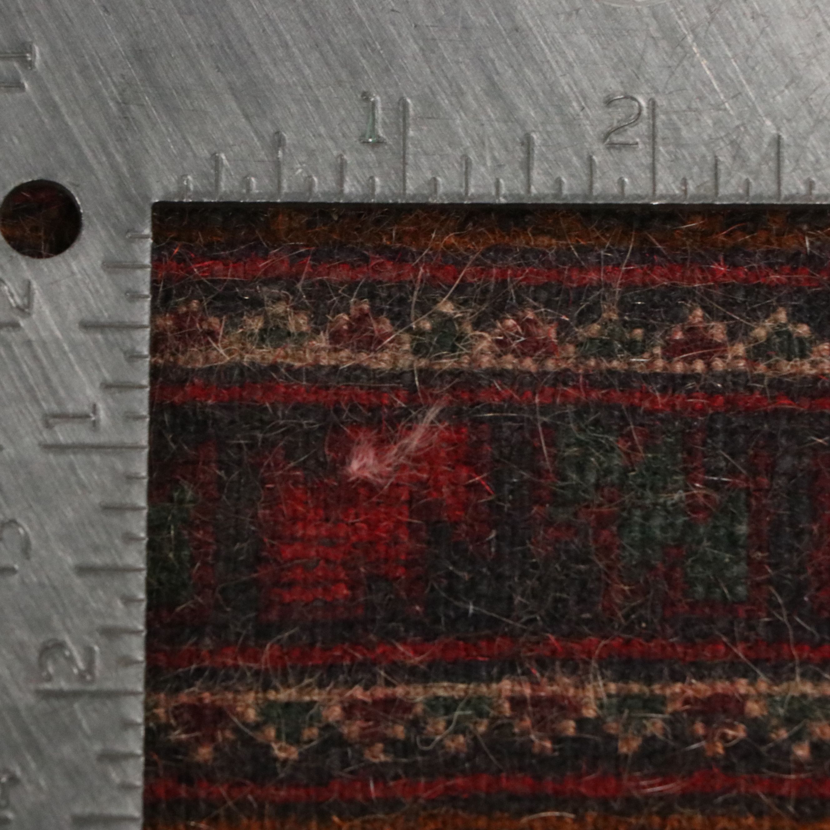 3'1 x 5'6 Hand-Knotted Afghan Taimani Area Rug