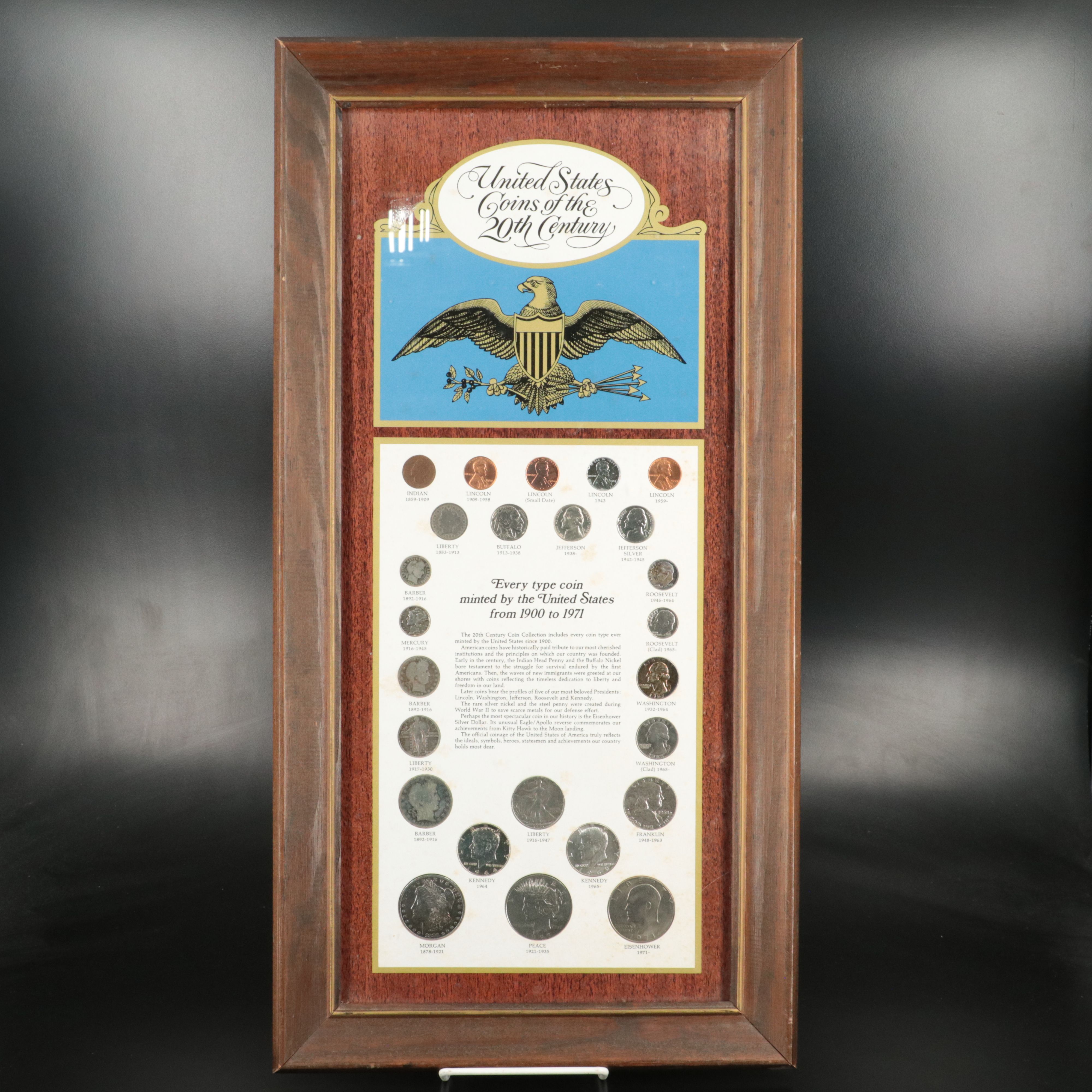 Twentieth Century U.S. Type Set With Twenty-Five Coins