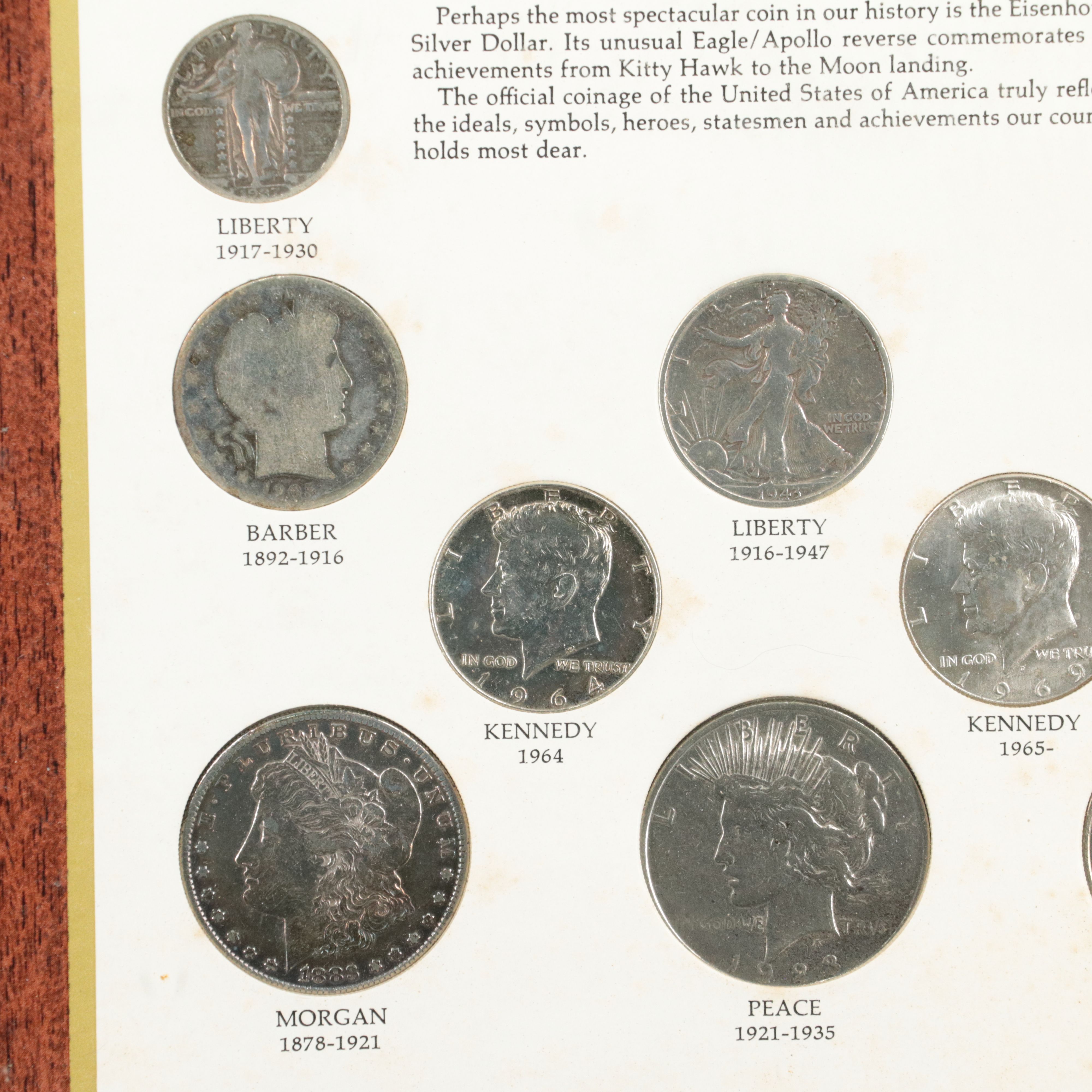 Twentieth Century U.S. Type Set With Twenty-Five Coins