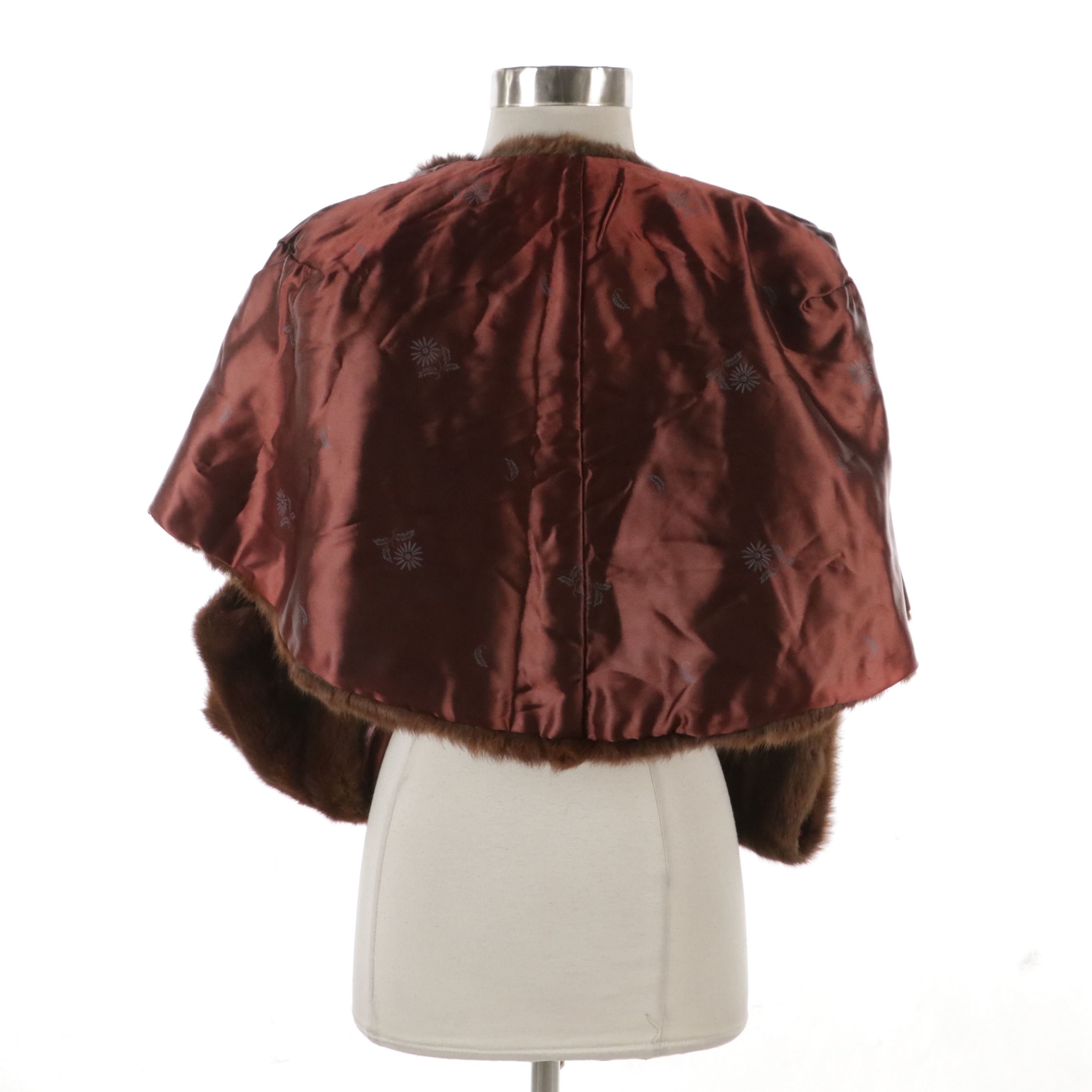 Squirrel Fur Adjustable Stole and Other Marmot Fur Collar