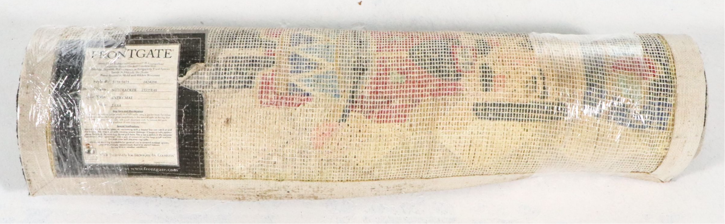 2'6 x 3'10 Hand-Hooked Couristan for Frontgate "Nutcracker" Accent Rug