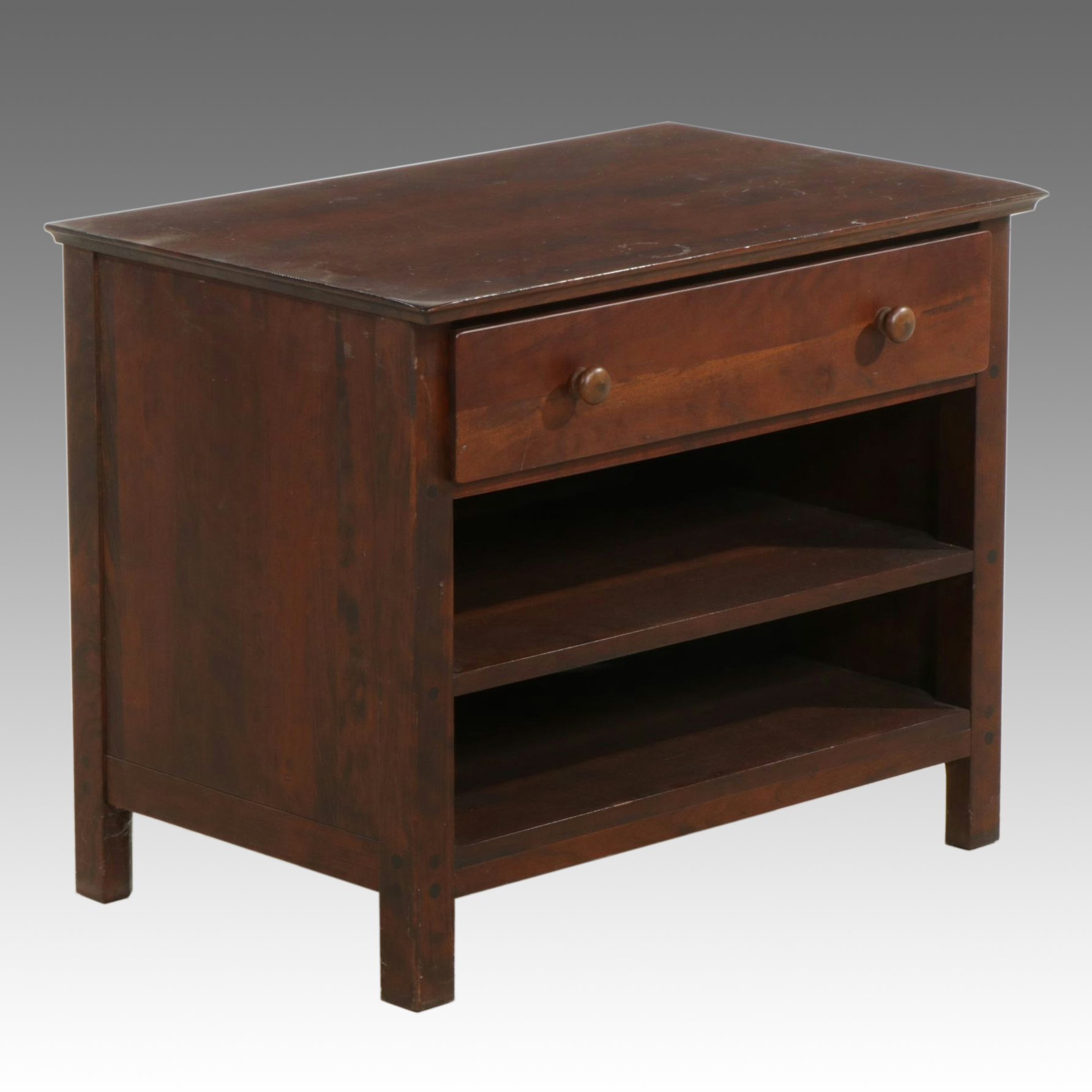 Cherry Media Table, Late 20th to 21st Century