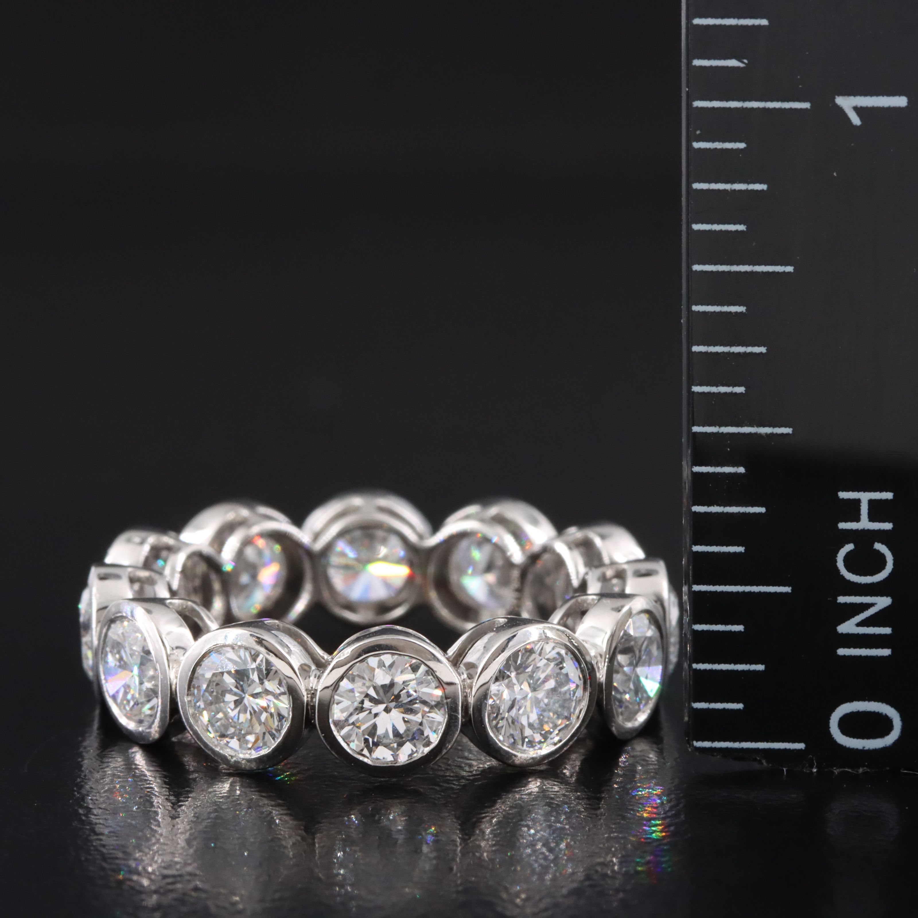 Platinum 4.68 CTW Lab Grown Diamond Eternity Band