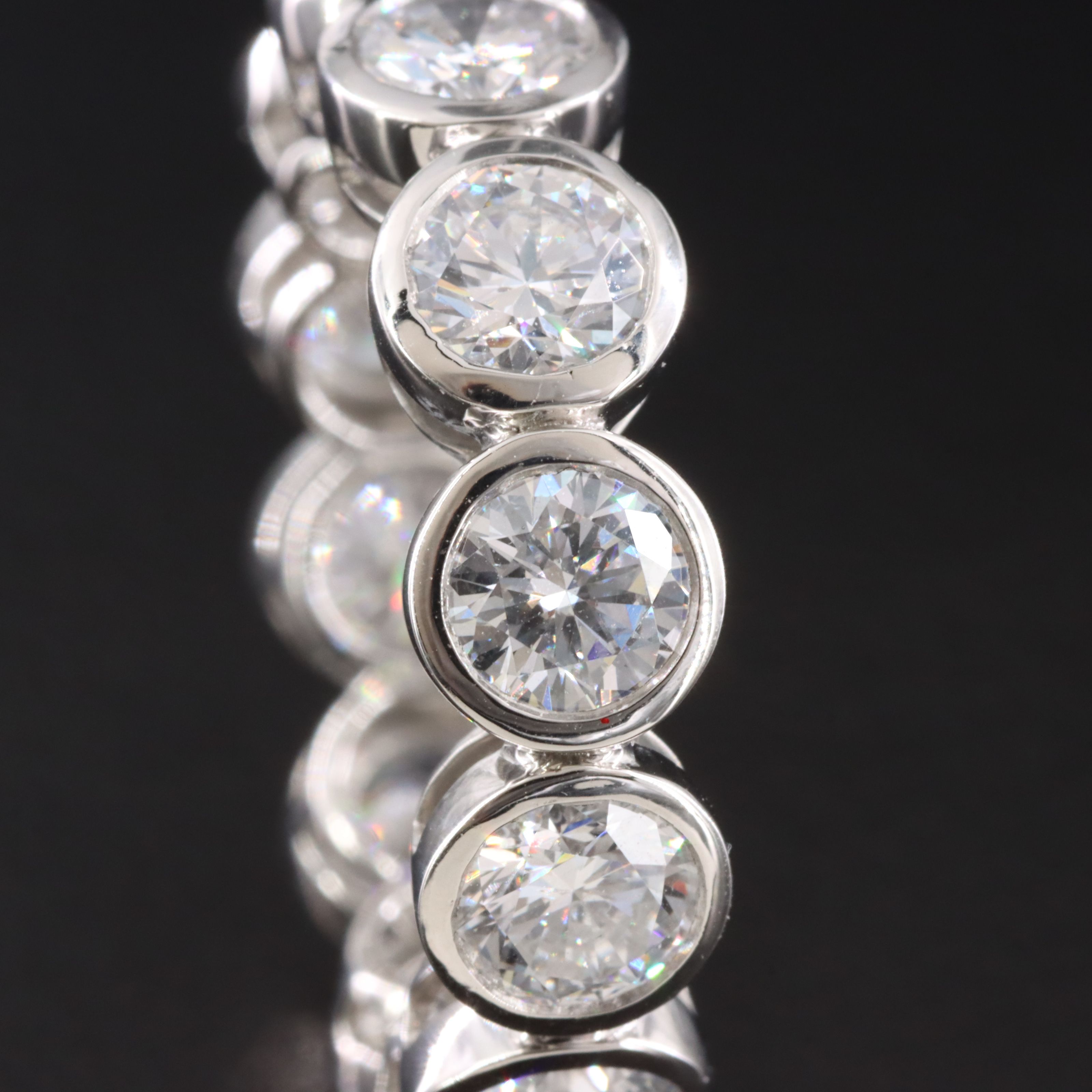 Platinum 4.68 CTW Lab Grown Diamond Eternity Band