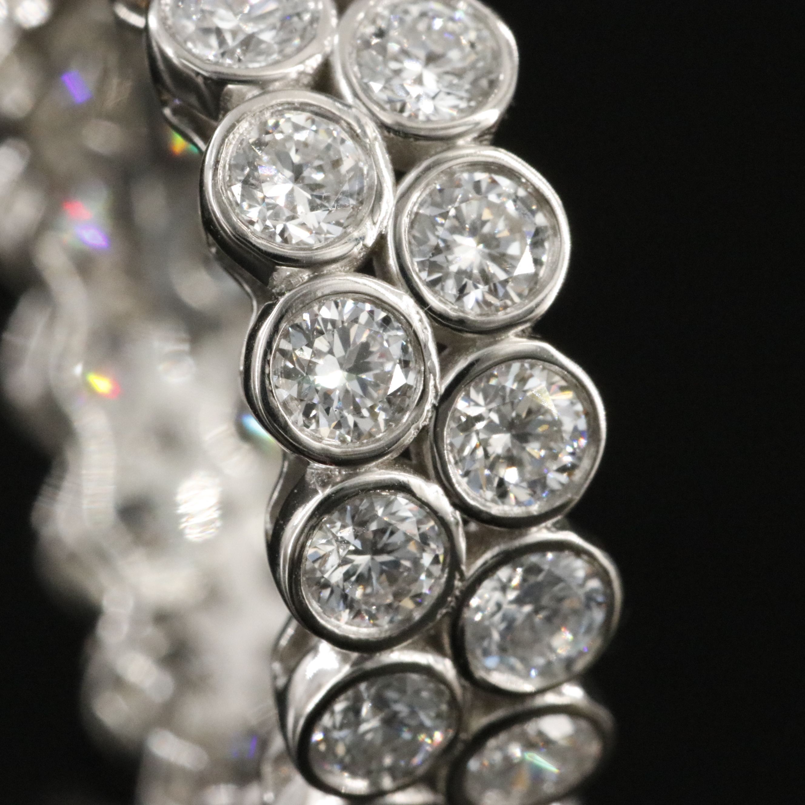 Platinum 3.49 CTW Lab Grown Diamond Eternity Band