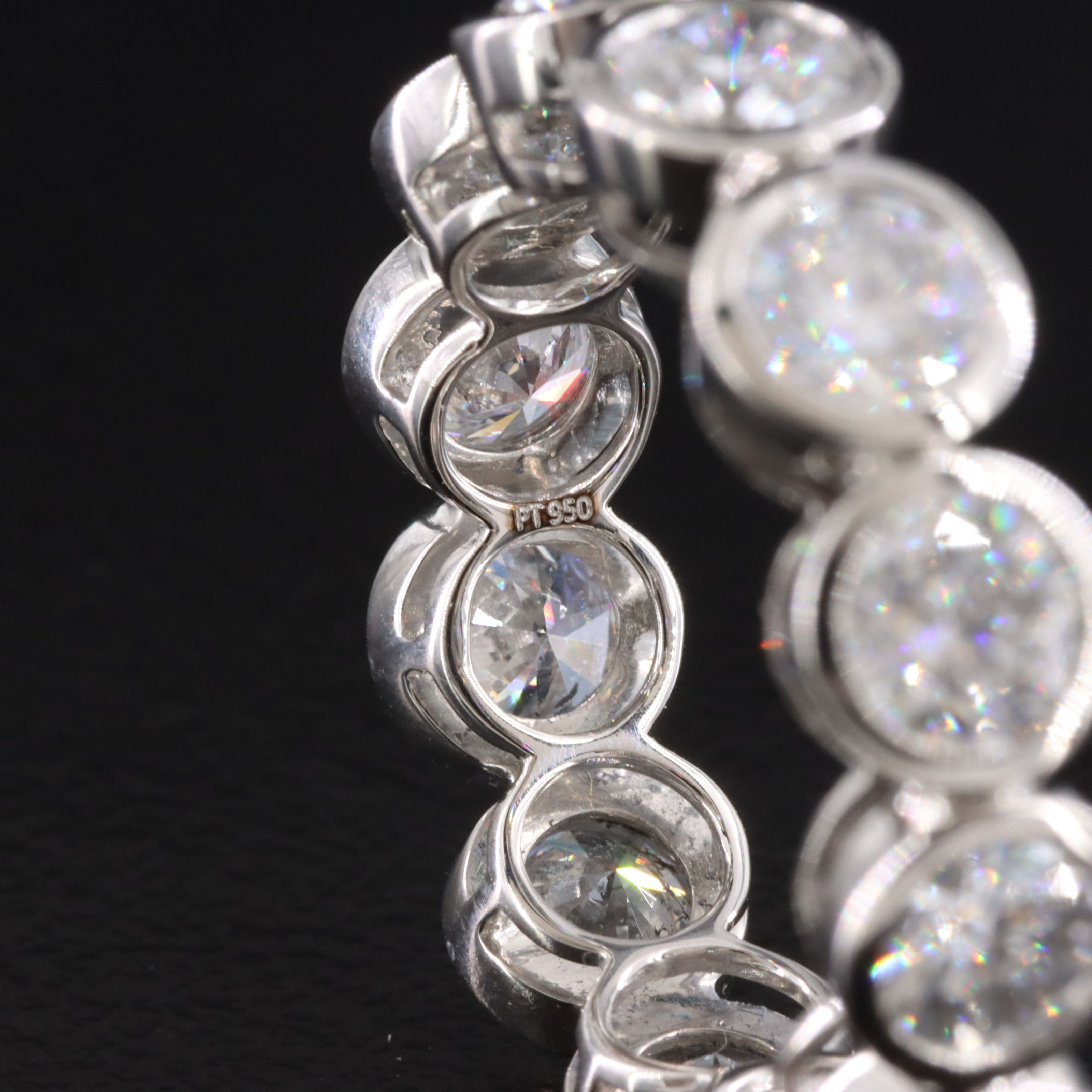 Platinum 4.68 CTW Lab Grown Diamond Eternity Band