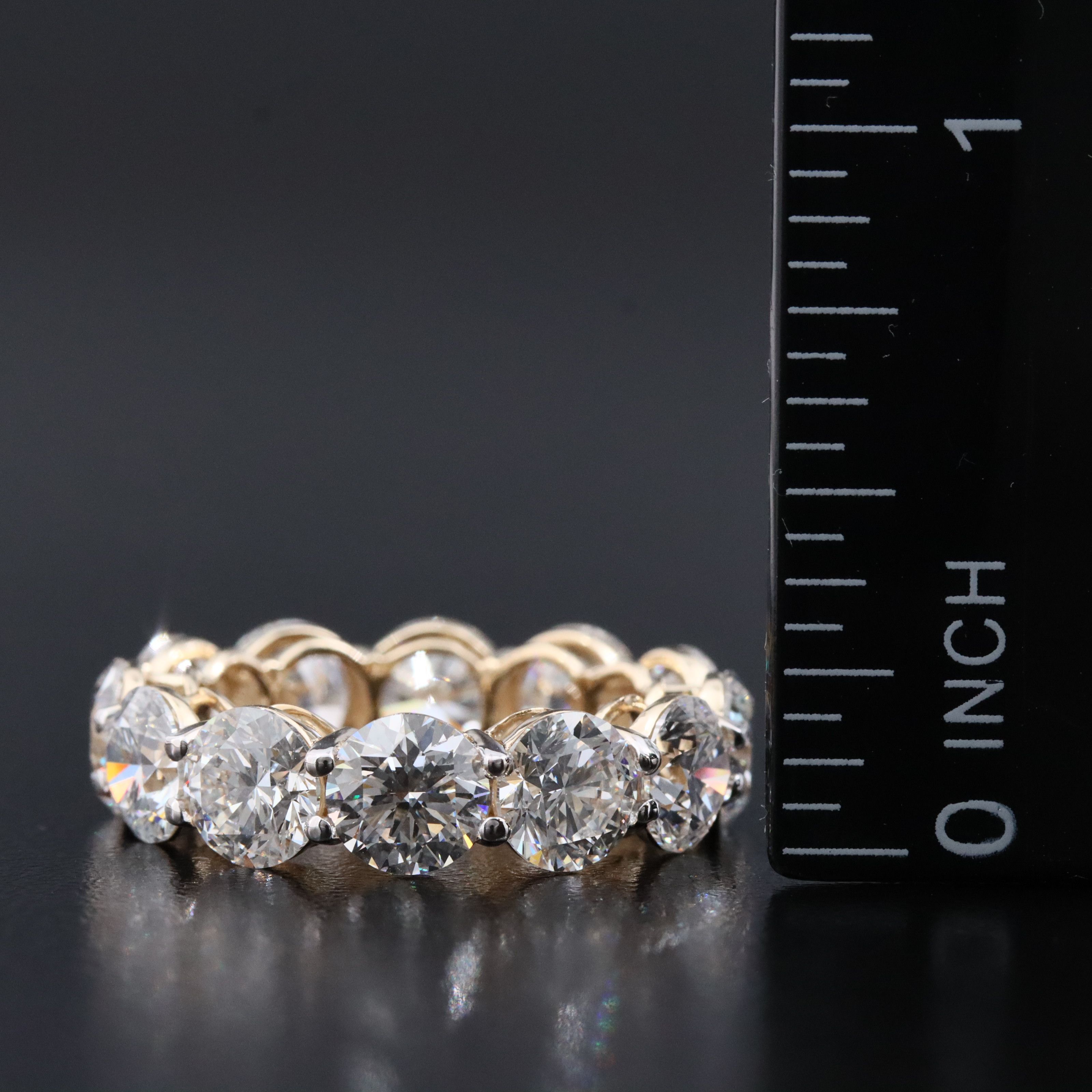 14K 9.73 CTW Lab Grown Diamond Eternity Band