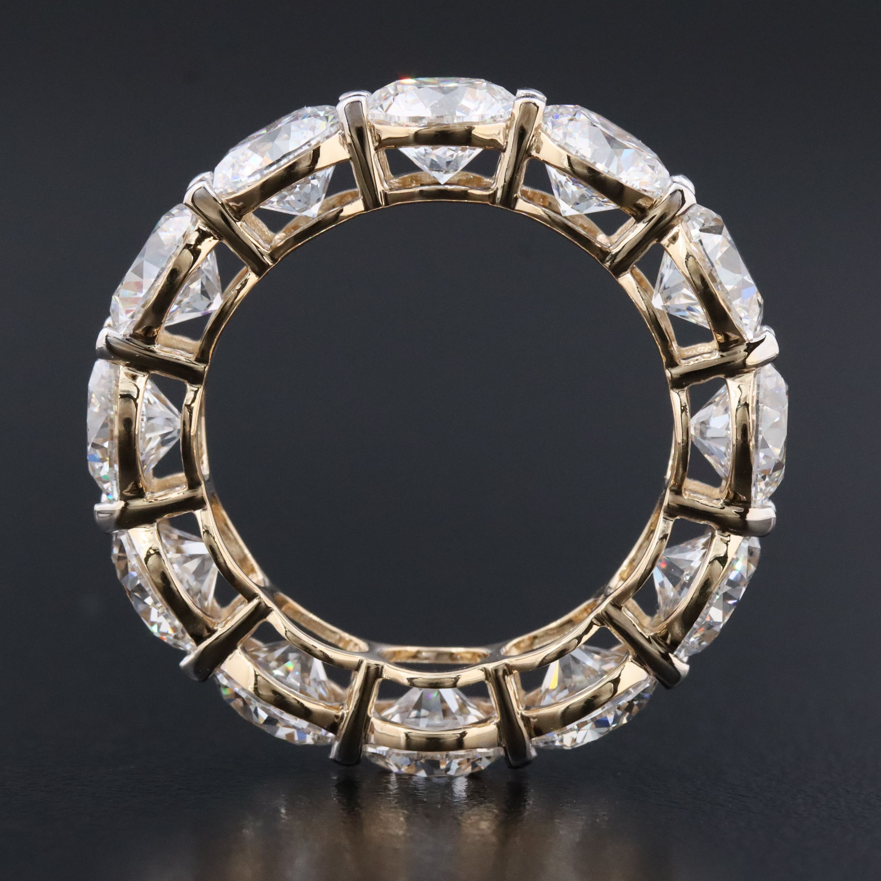 14K 9.73 CTW Lab Grown Diamond Eternity Band