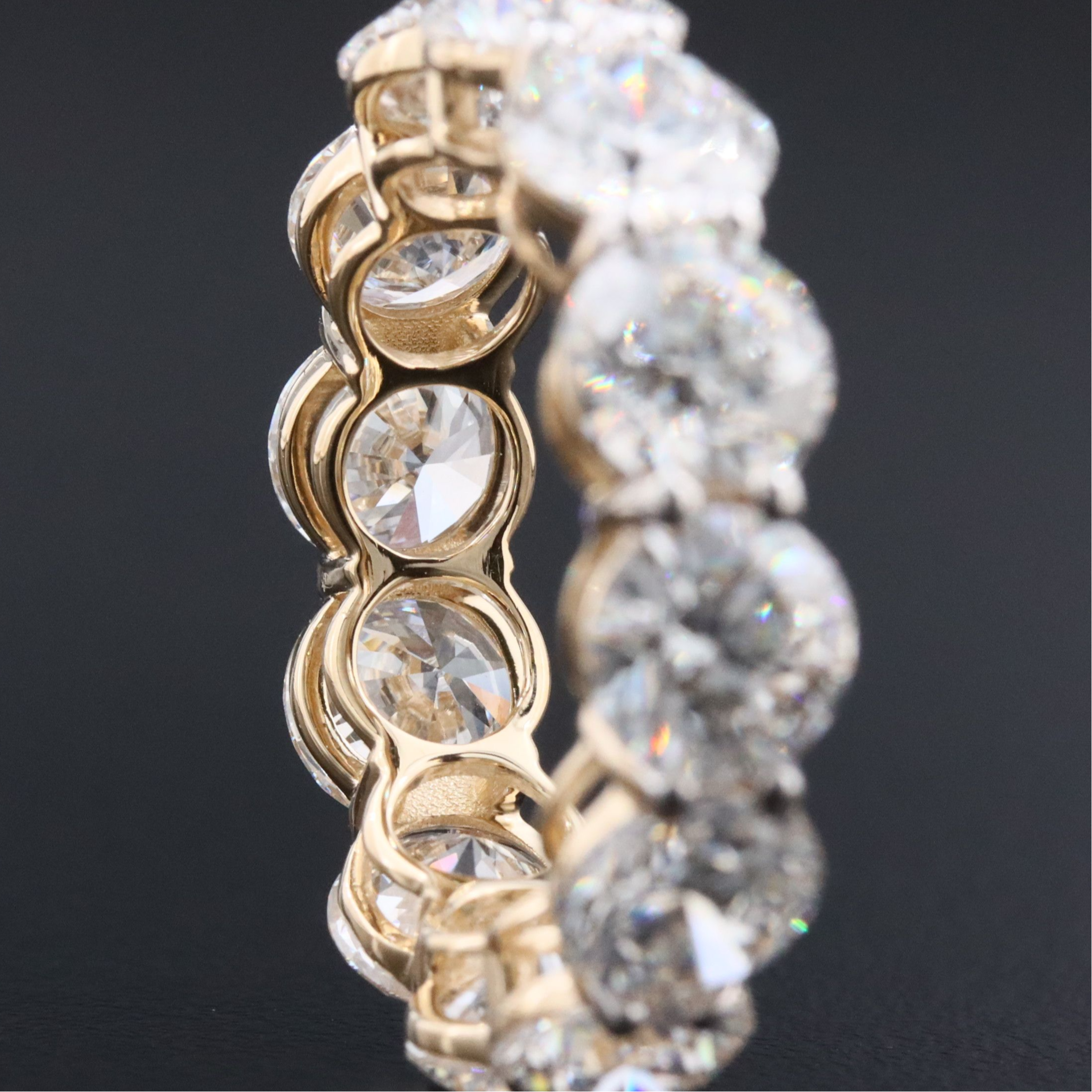 14K 9.73 CTW Lab Grown Diamond Eternity Band