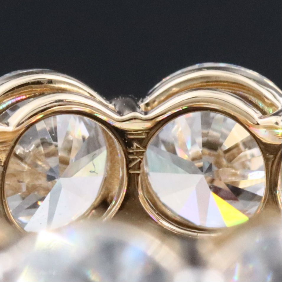 14K 9.73 CTW Lab Grown Diamond Eternity Band