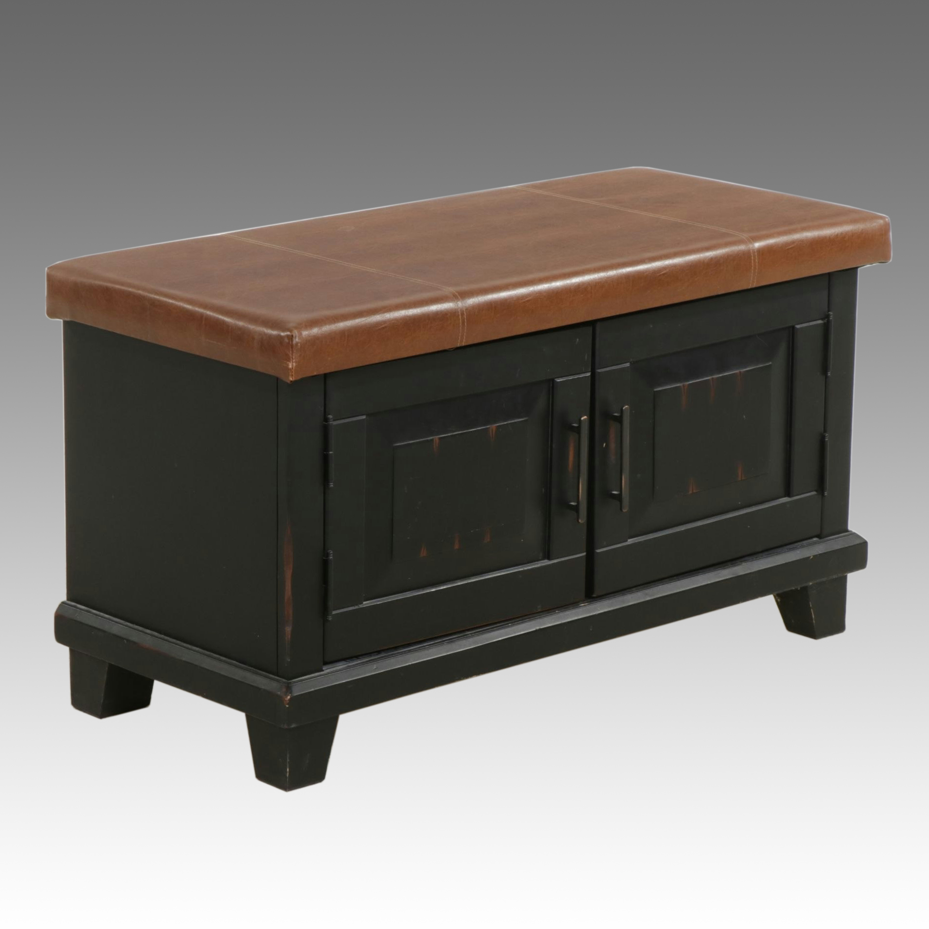 Pier 1 Bench with Storage Cabinet