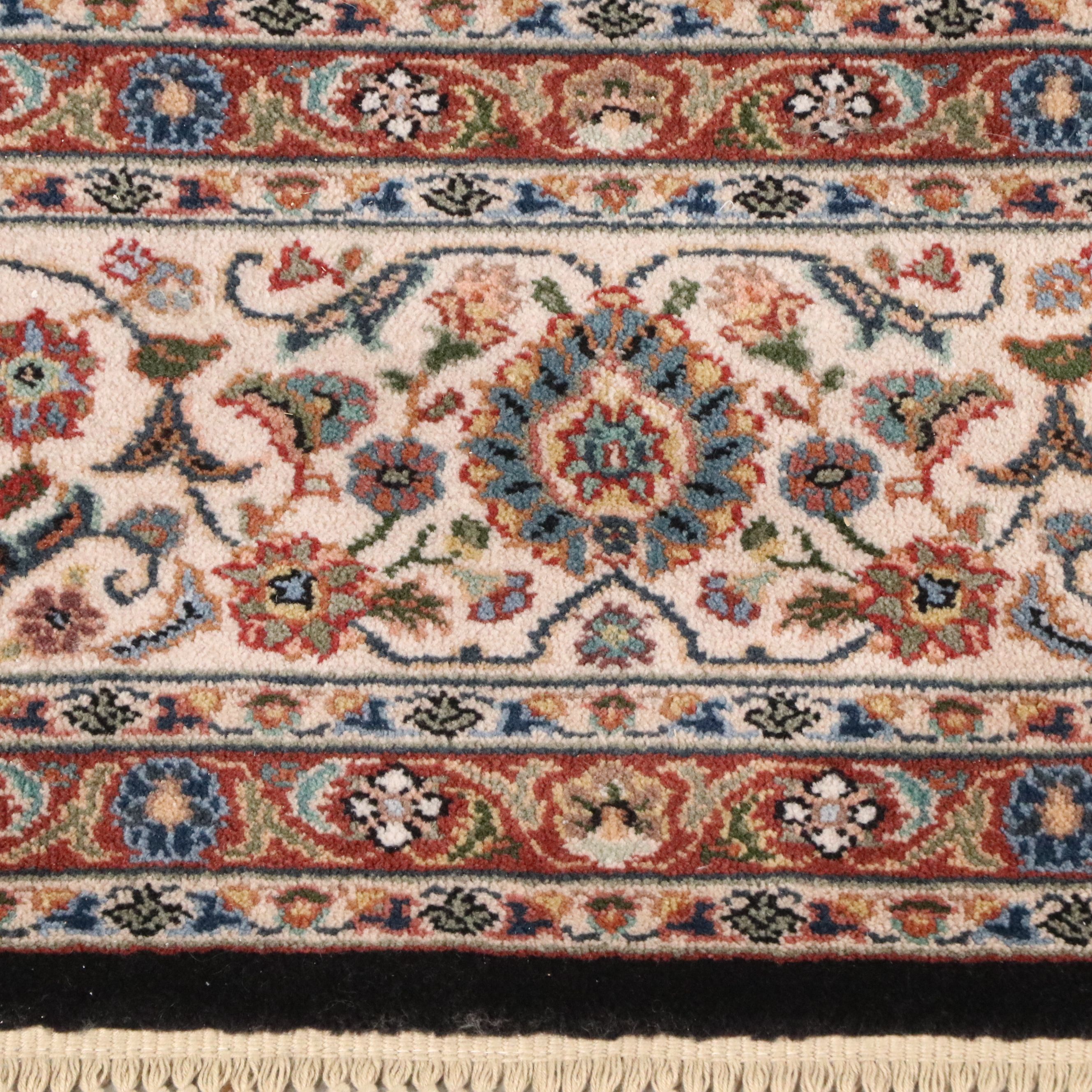 8'8 x 12'9 Machine Made Karastan "Black Kashan" Room-Sized Rug