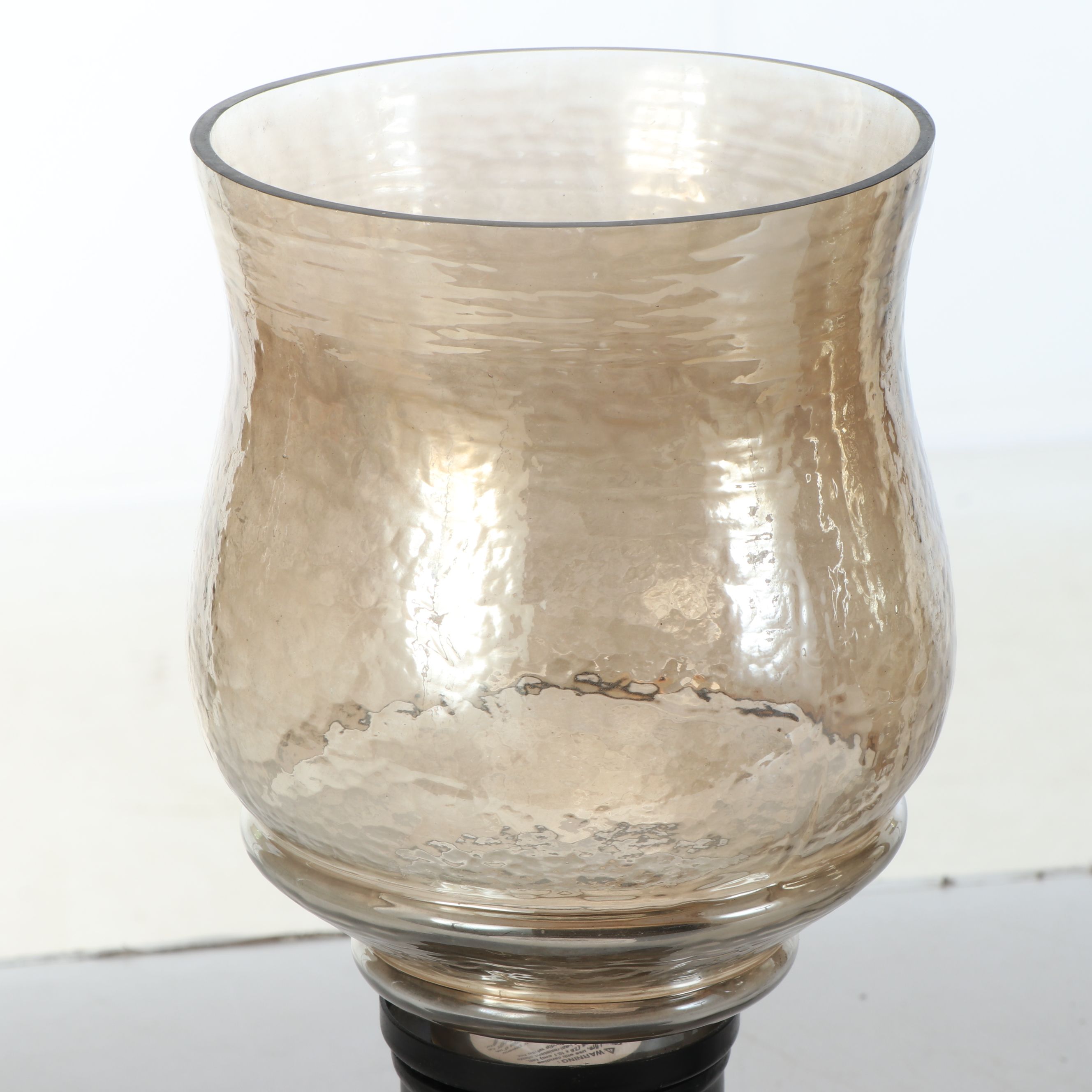 Silverado Home Throw Blanket with Pair of Metal Candle Holders