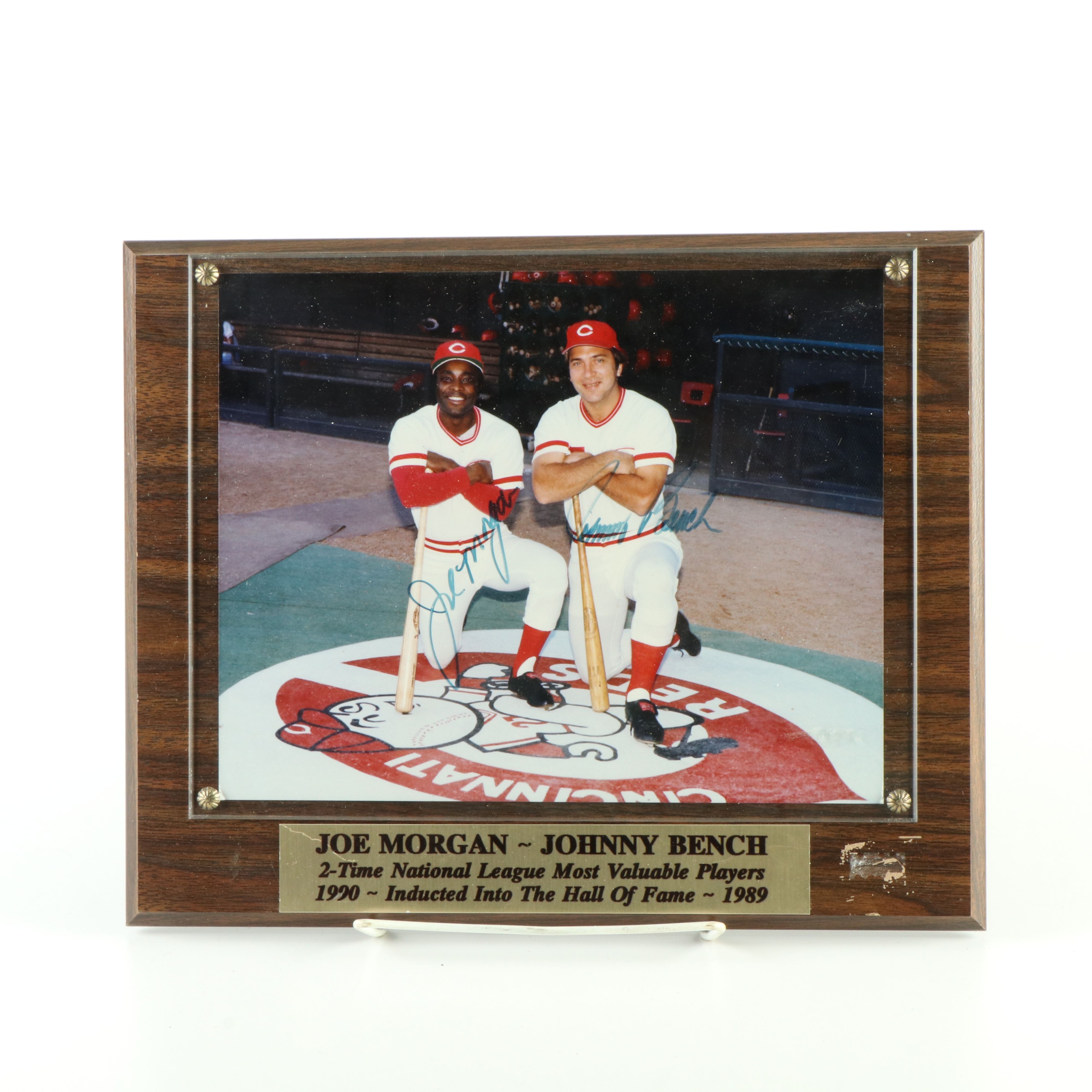 Joe Morgan, Johnny Bench, and More Signed Cincinnati Reds Displays