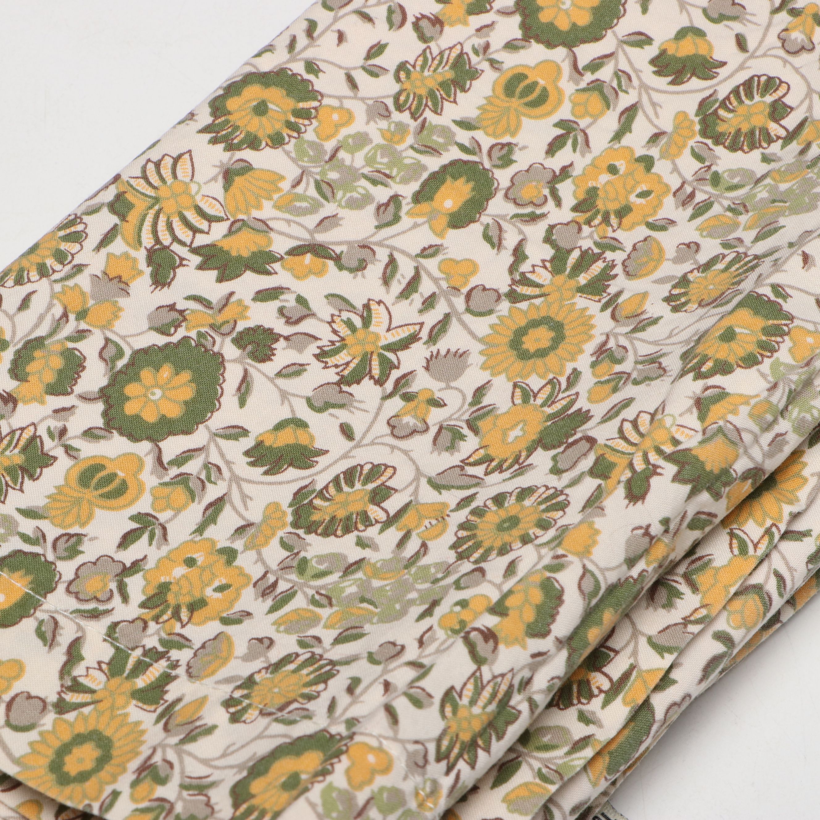 Sferra Linen Tablecloth with Smith & Hawken Placemats and Other Table Linens